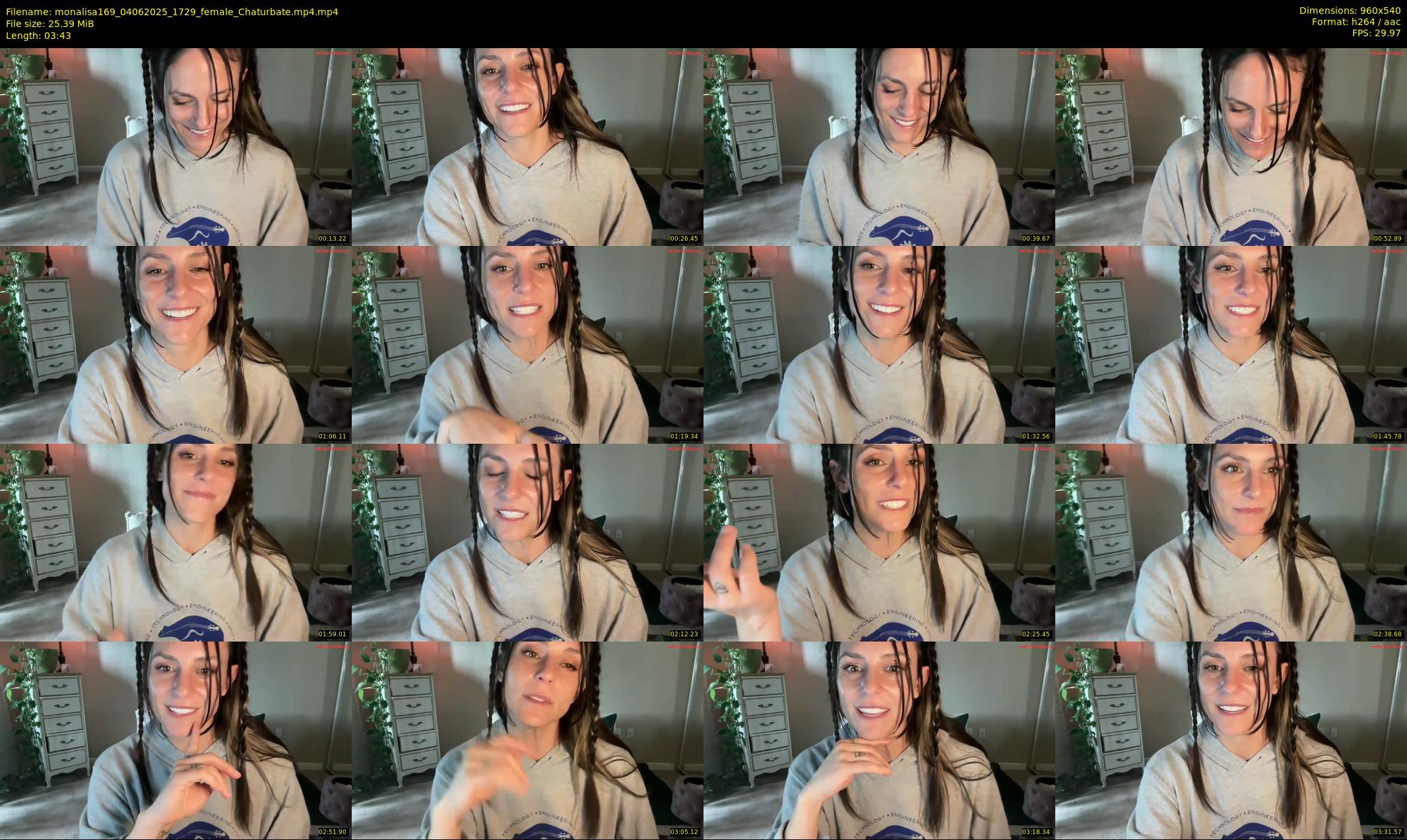 monalisa169 — 4 minute Chaturbate female cam show recording, 480p, Jun 4, 2025