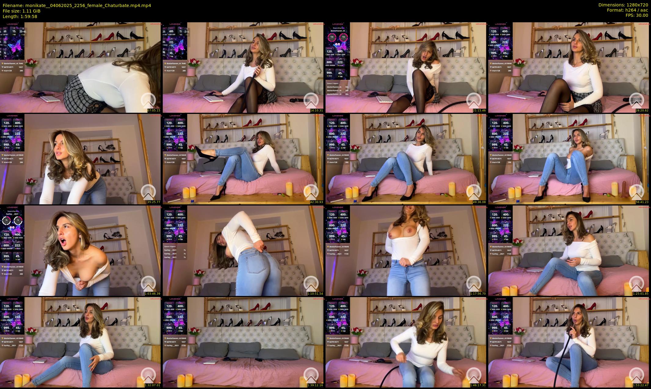 monikate_ — 120 minute Chaturbate couple cam show recording, 720p, Jun 4, 2025