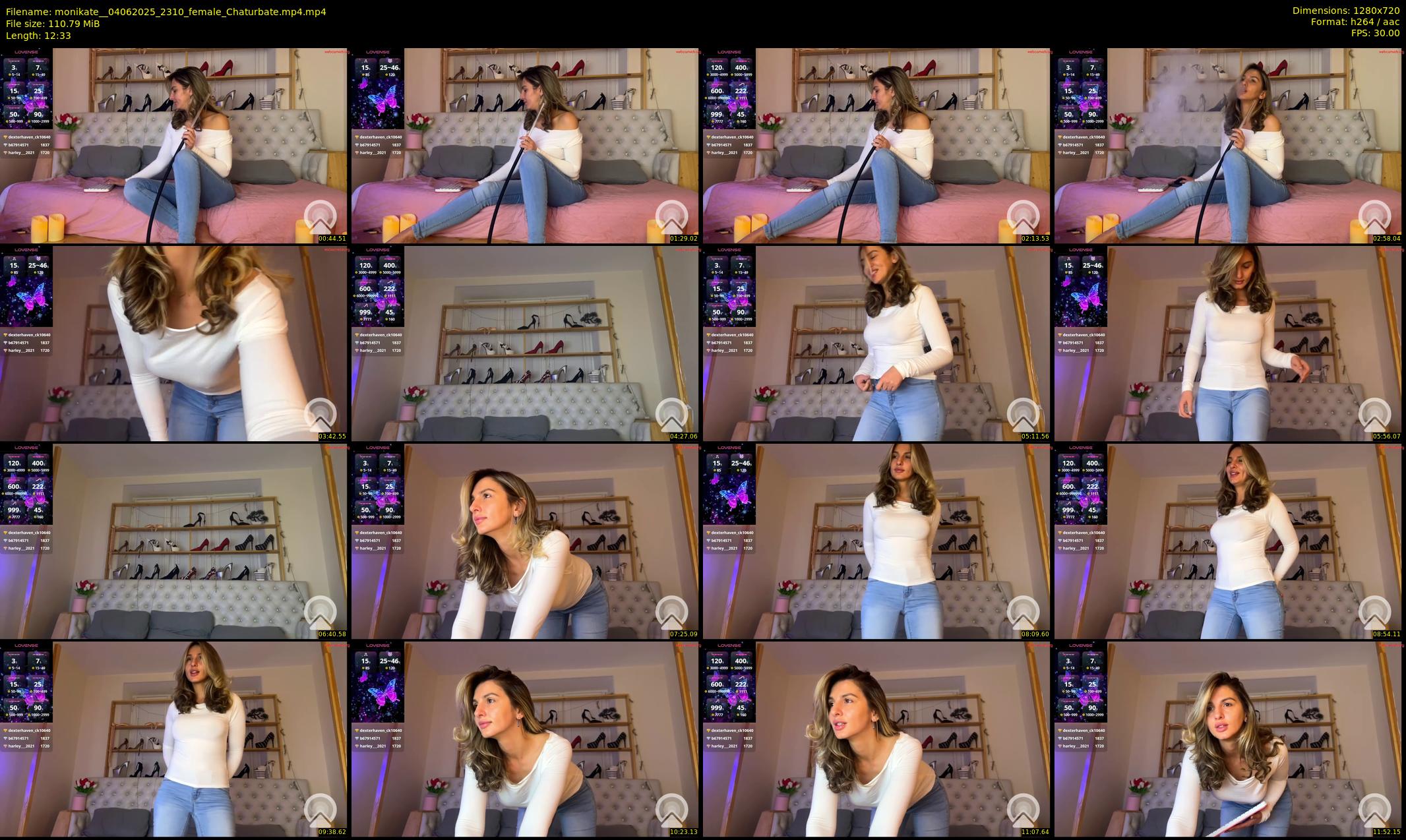monikate_ — 13 minute Chaturbate couple cam show recording, 720p, Jun 4, 2025