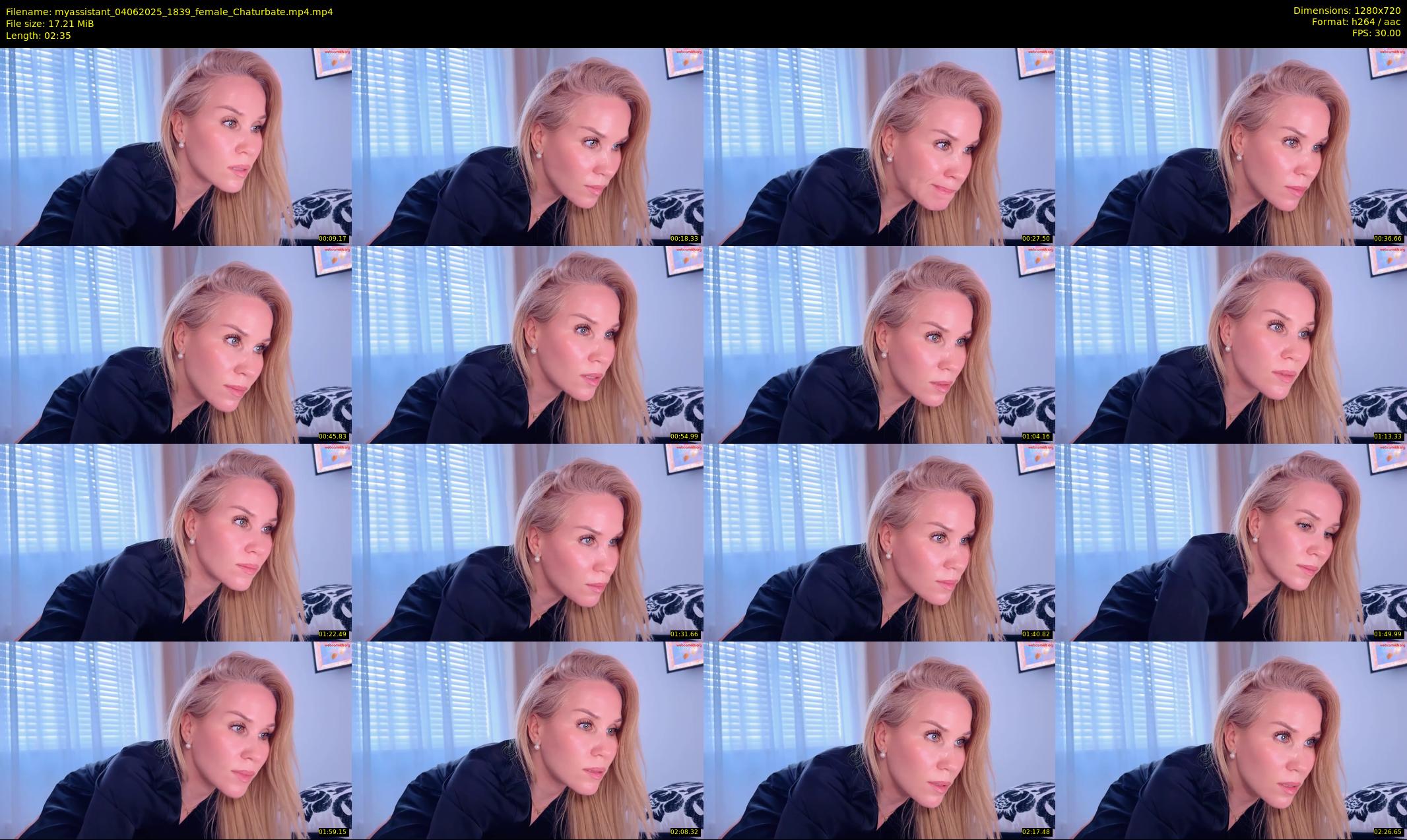 myassistant — 3 minute Chaturbate female cam show recording, 720p, Jun 4, 2025