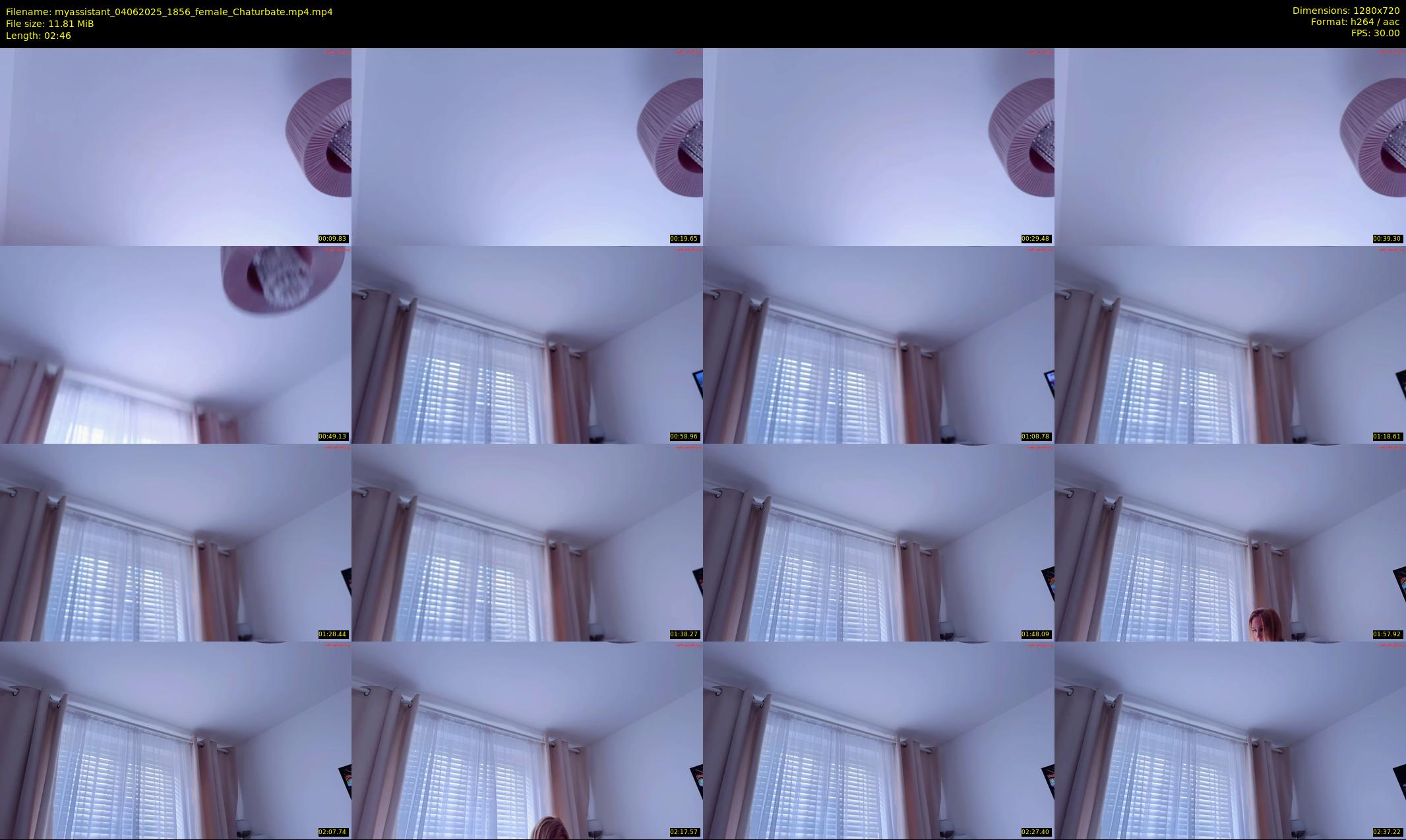 myassistant — 3 minute Chaturbate female cam show recording, 720p, Jun 4, 2025