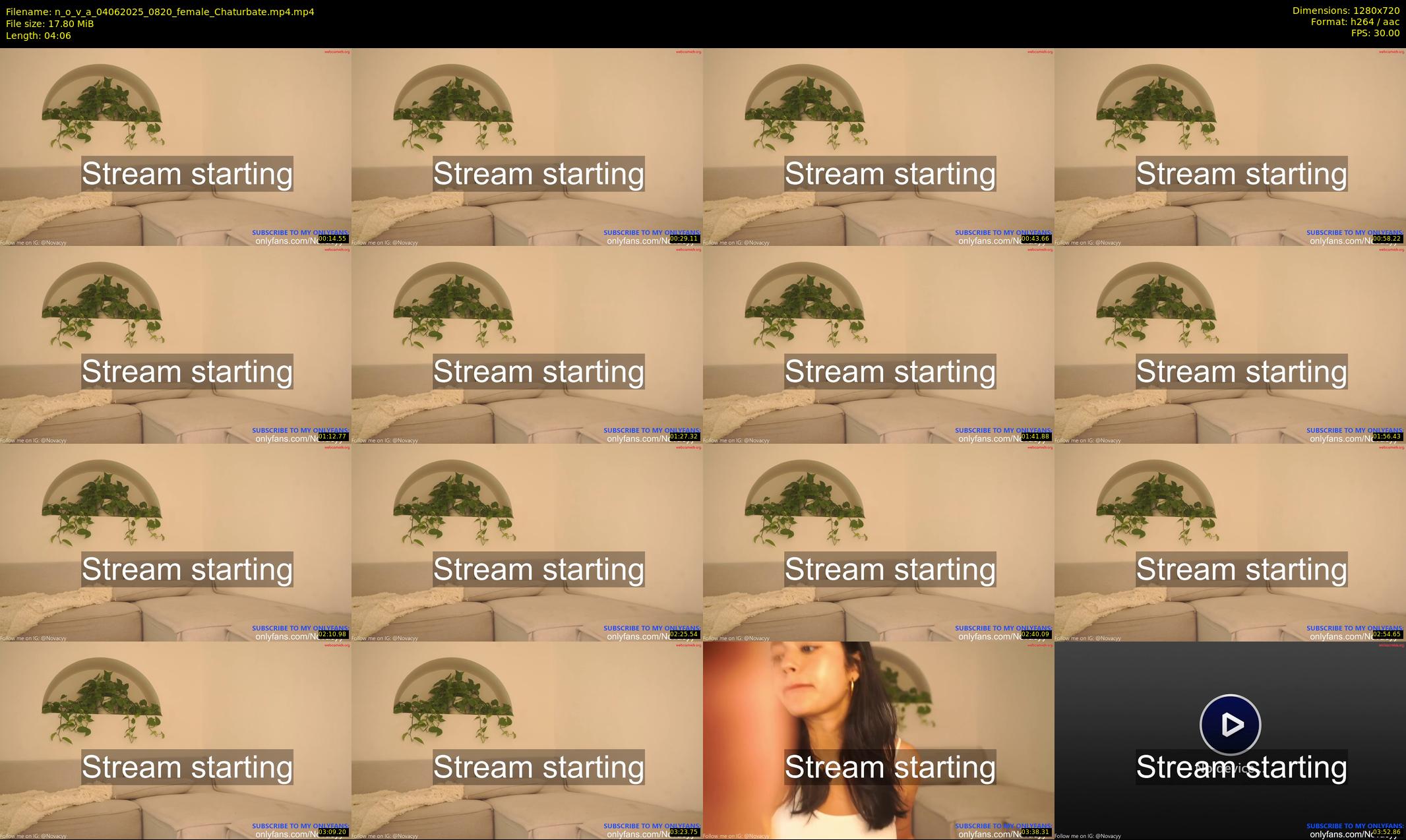 n_o_v_a — 5 minute Chaturbate female cam show recording, 720p, Jun 4, 2025