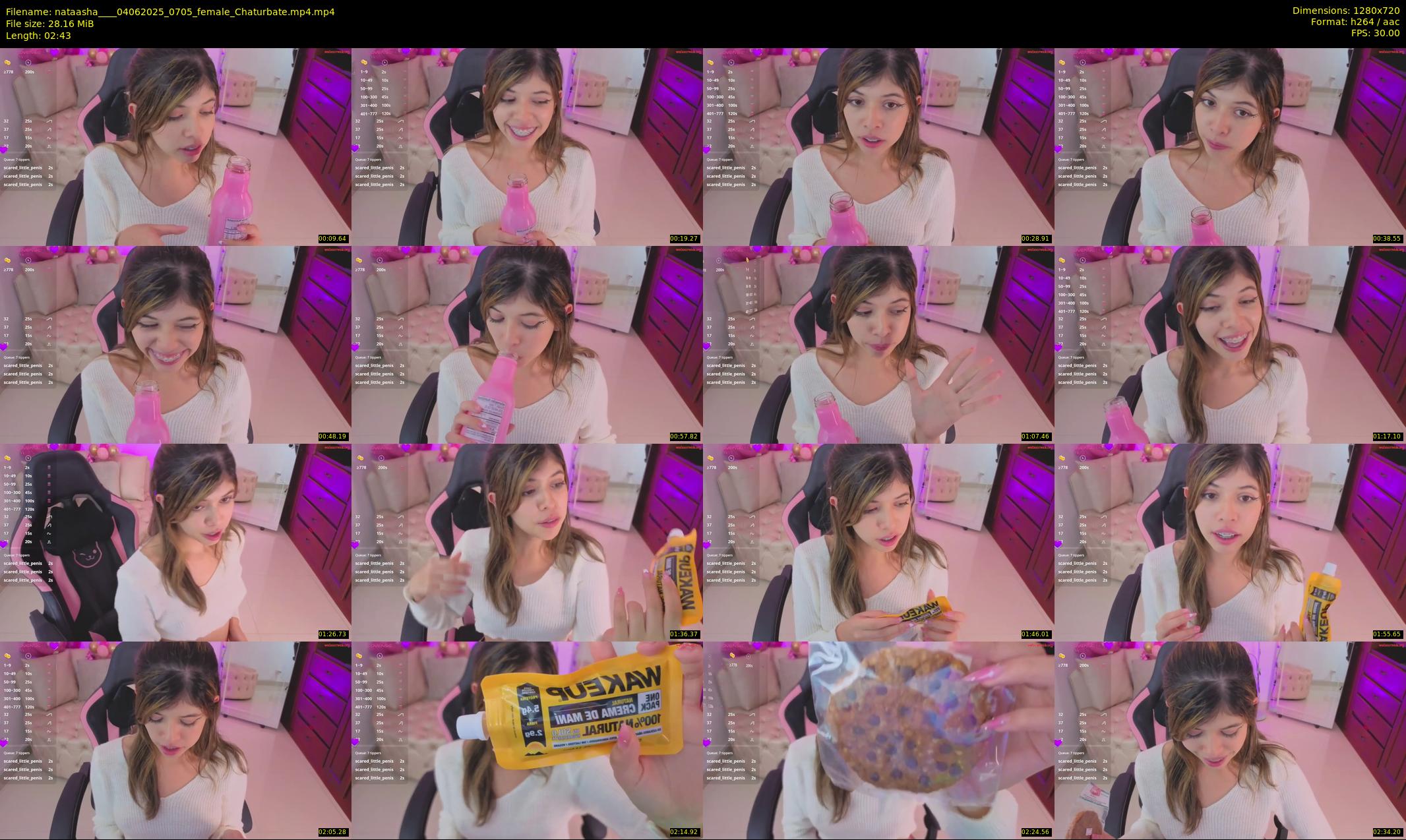 nataasha___ — 3 minute Chaturbate female cam show recording, 720p, Jun 4, 2025
