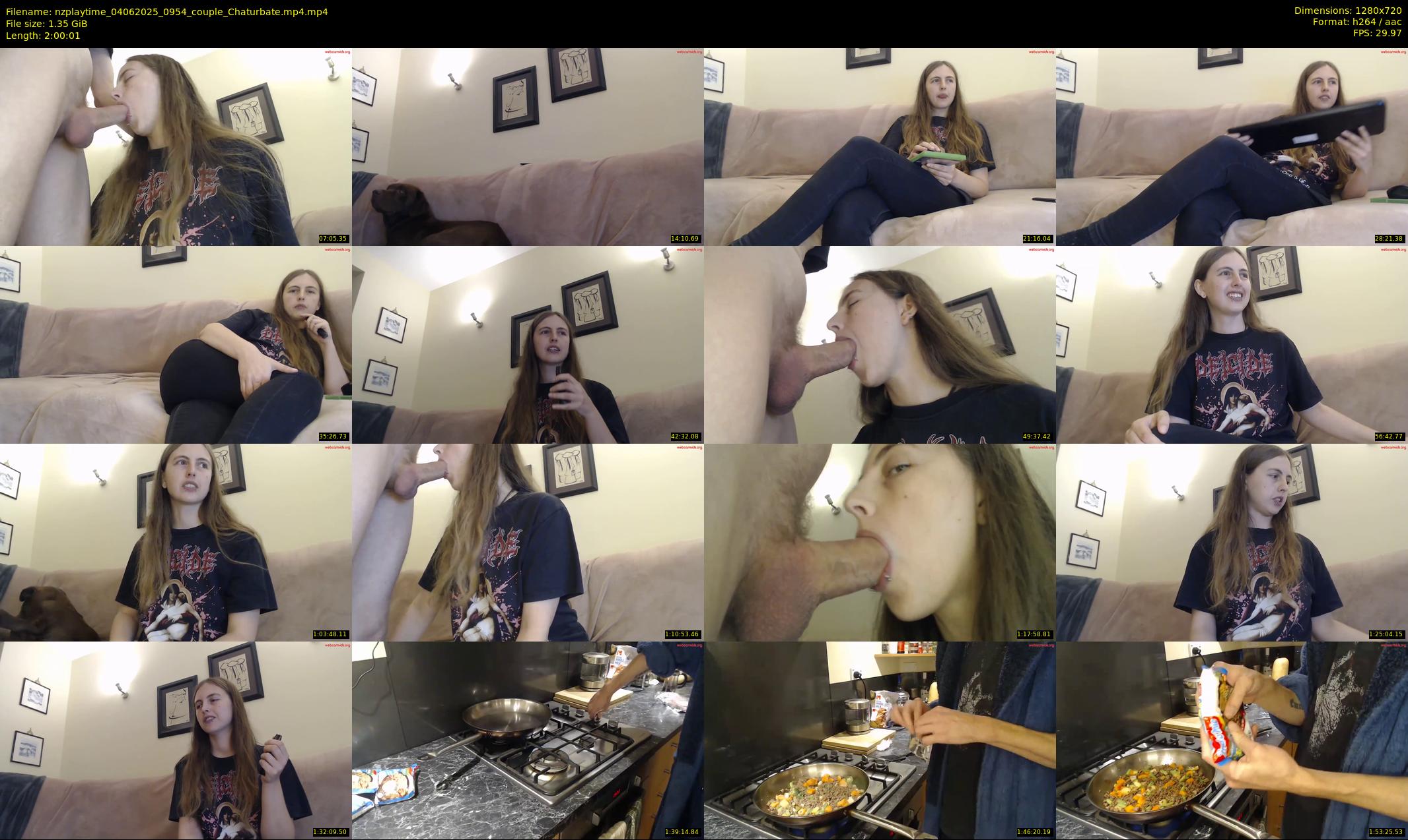 nzplaytime — 121 minute Chaturbate couple cam show recording, 720p, Jun 4, 2025