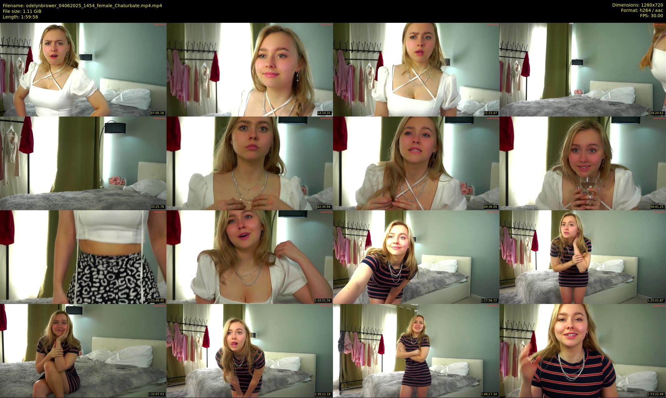 odelynbrower — 120 minute Chaturbate female cam show recording, 720p, Jun 4, 2025