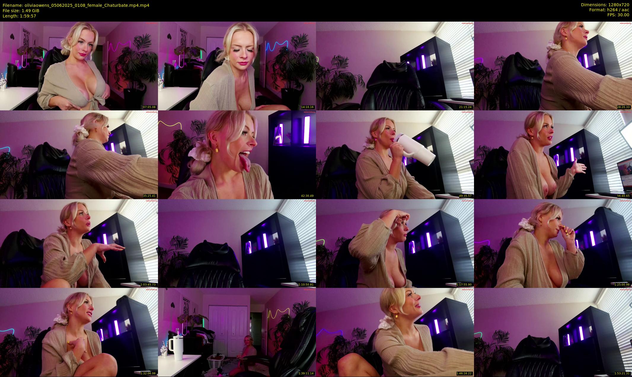 oliviaowens — 120 minute Chaturbate female cam show recording, 720p, Jun 5, 2025