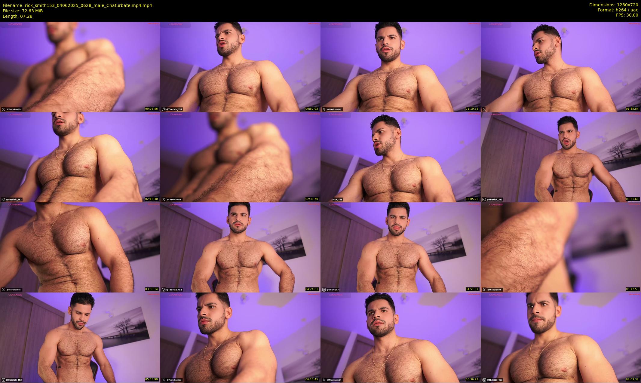 rick_smith153 — 8 minute Chaturbate male cam show recording, 720p, Jun 4, 2025