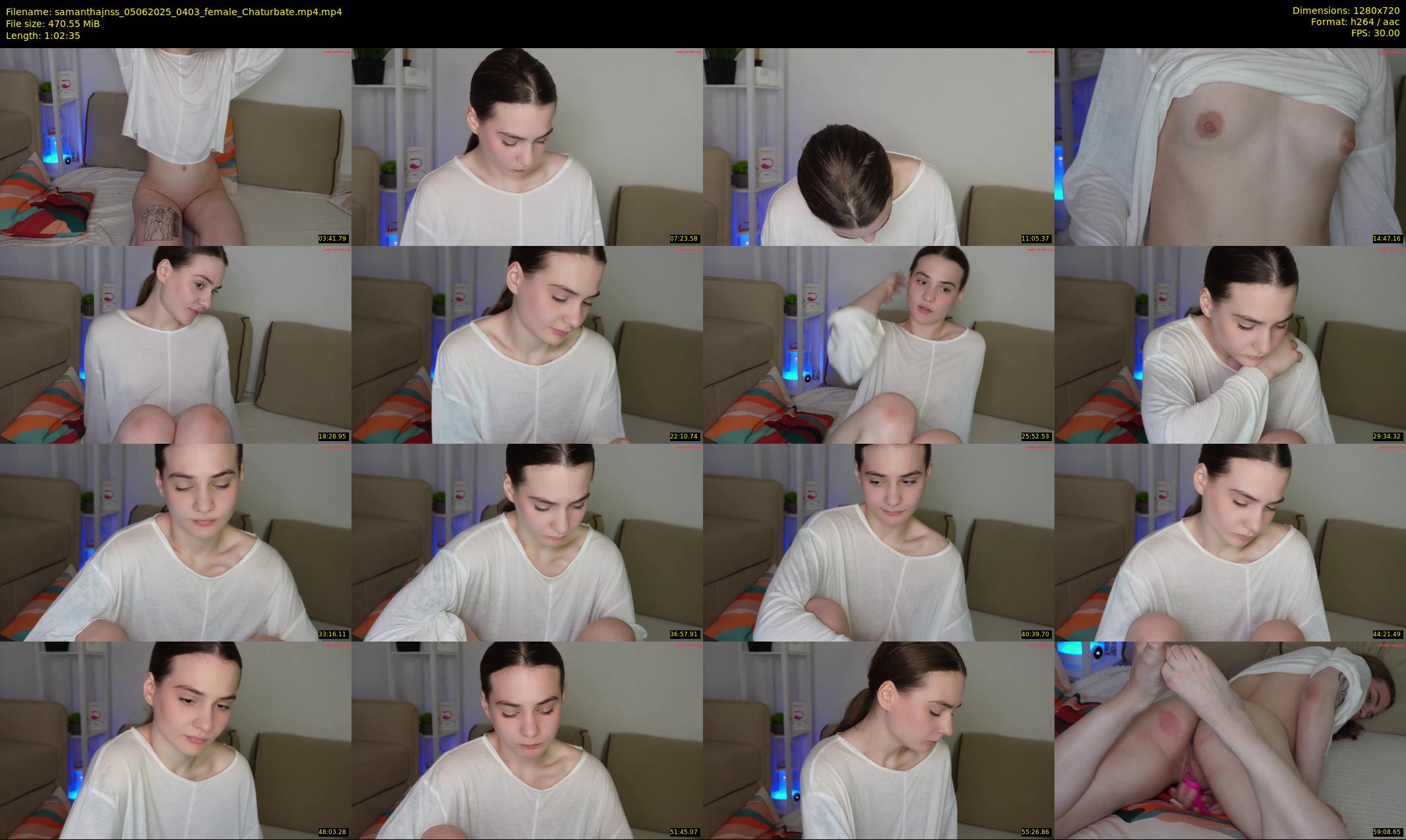 samanthajnss — 63 minute Chaturbate female cam show recording, 720p, Jun 5, 2025