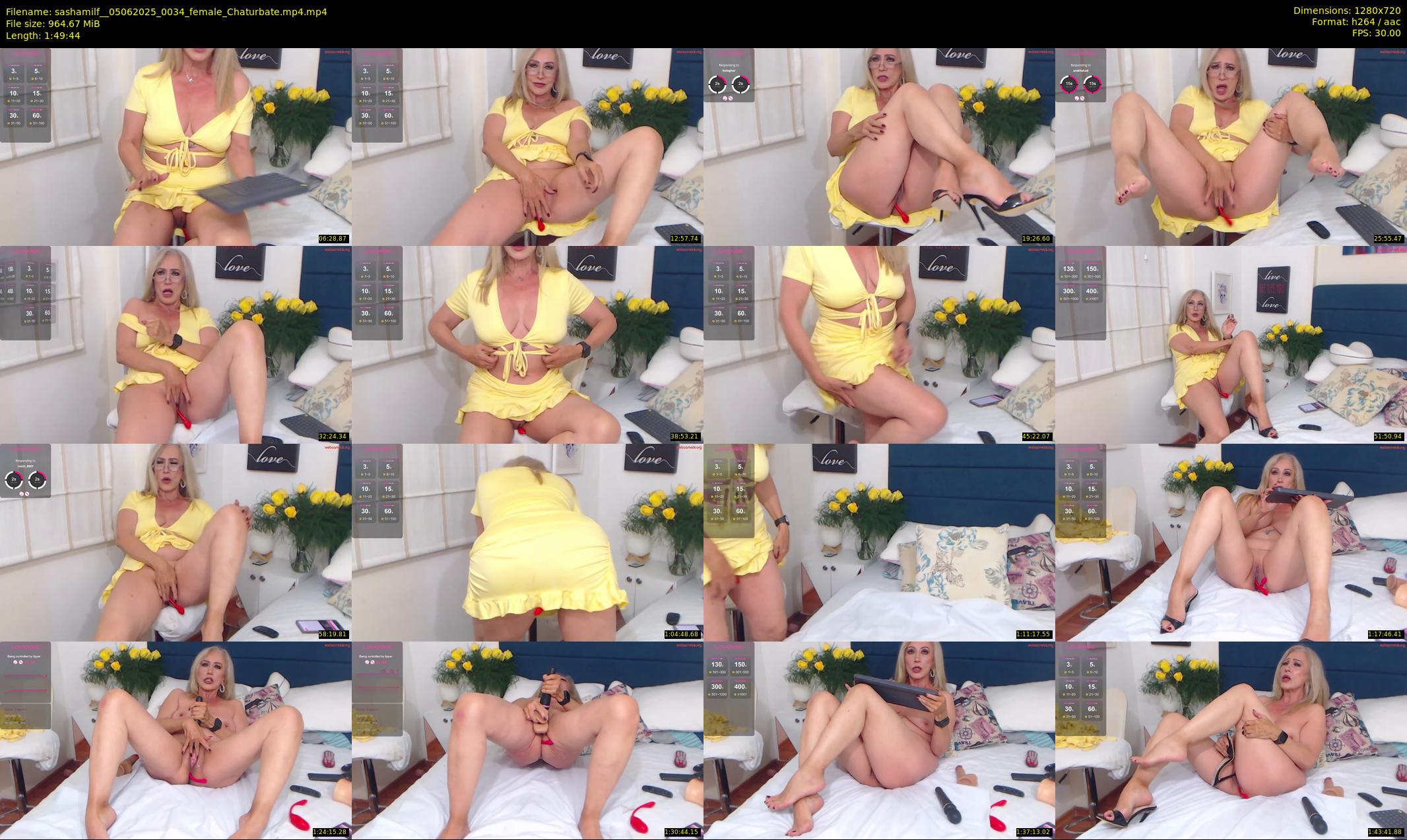sashamilf_ — 110 minute Chaturbate female cam show recording, 720p, Jun 5, 2025