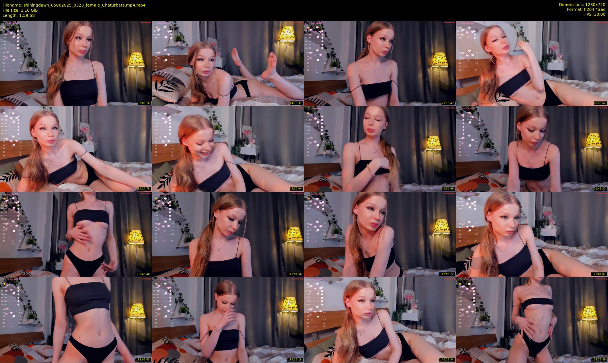 shiningdawn — 120 minute Chaturbate female cam show recording, 720p, Jun 5, 2025