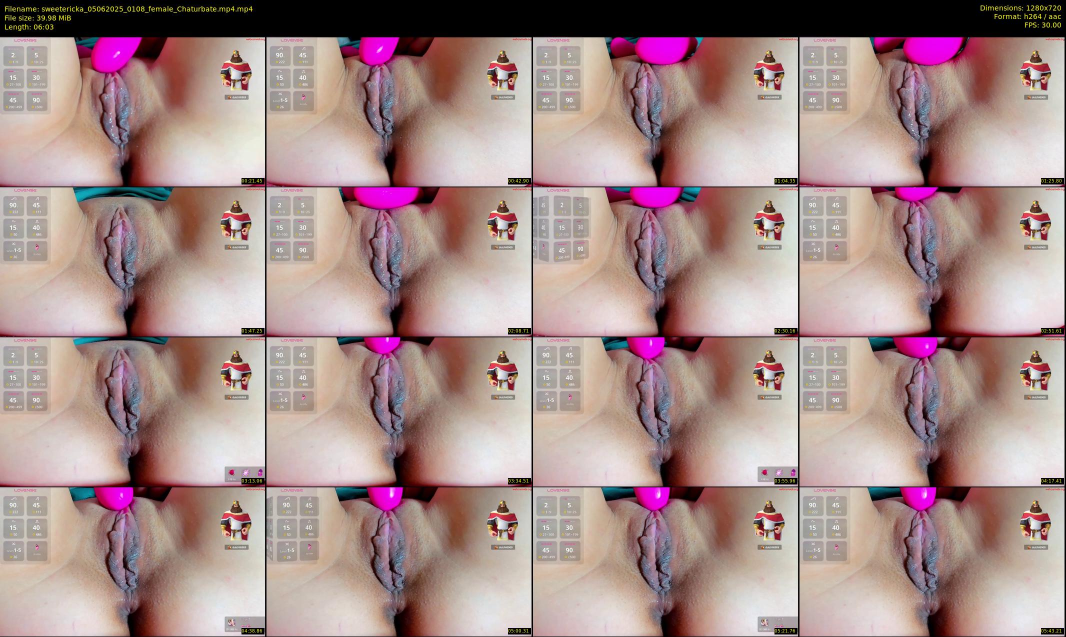 sweetericka — 7 minute Chaturbate couple cam show recording, 720p, Jun 5, 2025