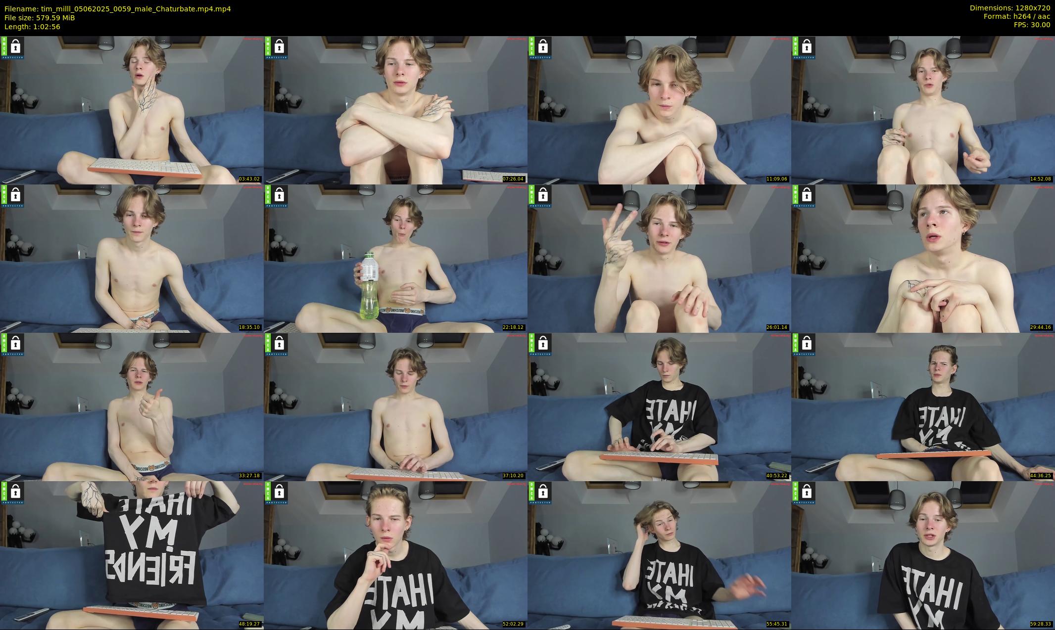 tim_milll — 63 minute Chaturbate male cam show recording, 720p, Jun 5, 2025