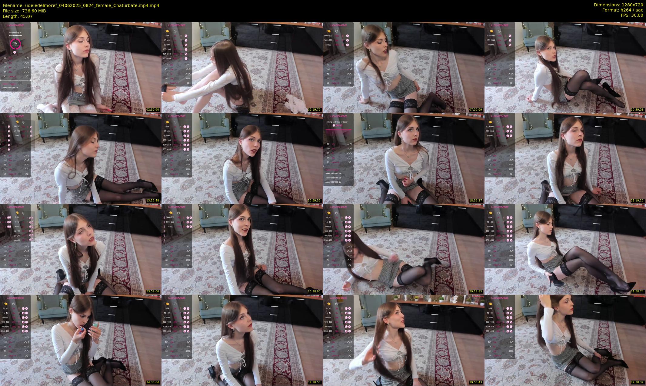 udeledelmoref — 46 minute Chaturbate female cam show recording, 720p, Jun 4, 2025