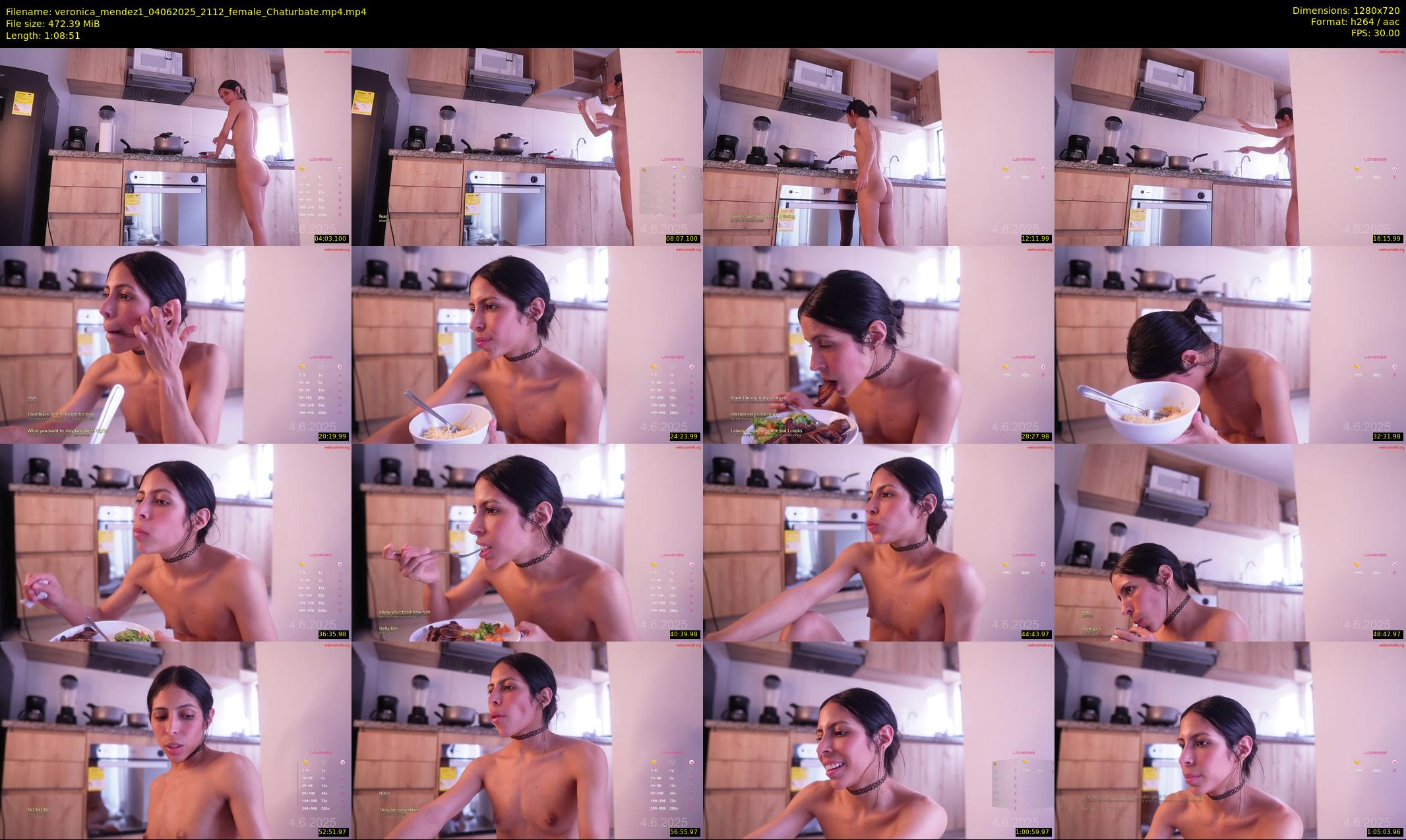 veronica_mendez1 — 69 minute Chaturbate female cam show recording, 720p, Jun 4, 2025