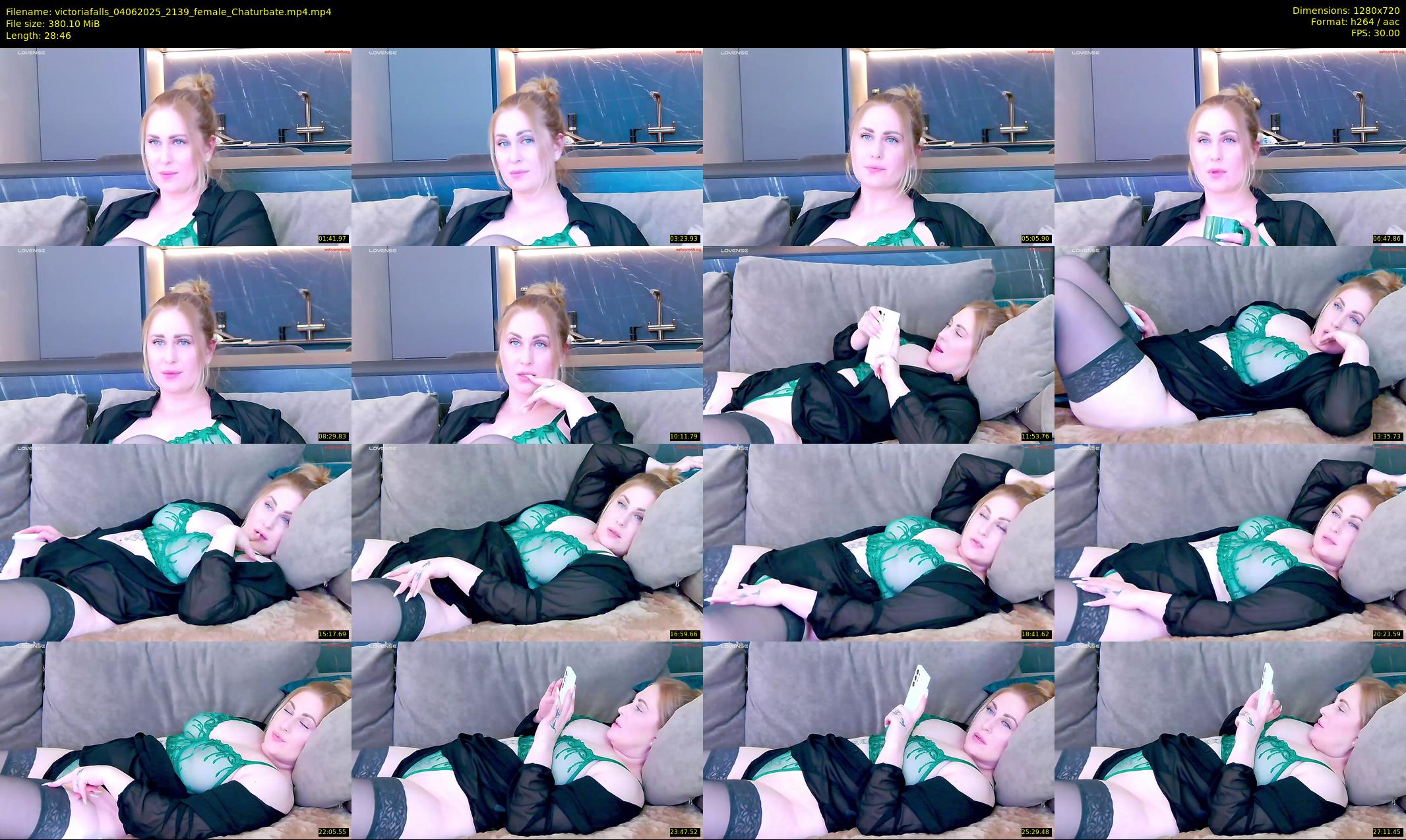 victoriafalls — 29 minute Chaturbate female cam show recording, 720p, Jun 4, 2025