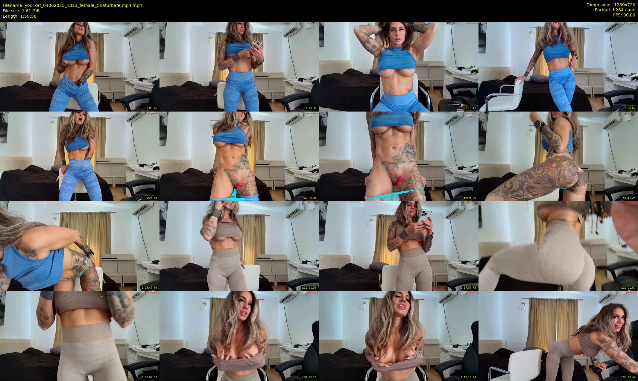 yourkat — 120 minute Chaturbate female cam show recording, 720p, Jun 4, 2025