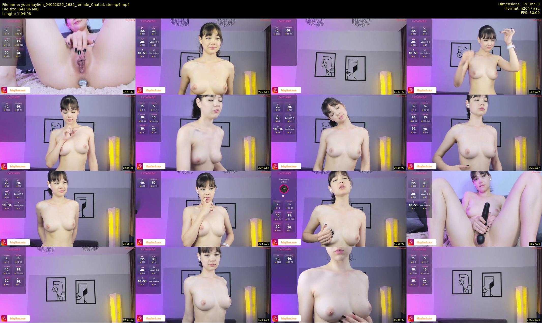 yourmaylien — 65 minute Chaturbate female cam show recording, 720p, Jun 4, 2025