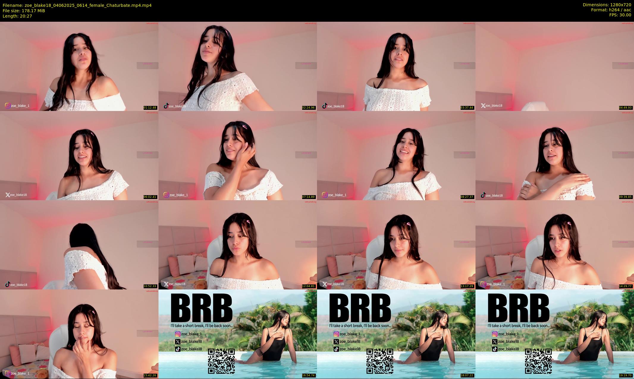 zoe_blake18 — 21 minute Chaturbate female cam show recording, 720p, Jun 4, 2025