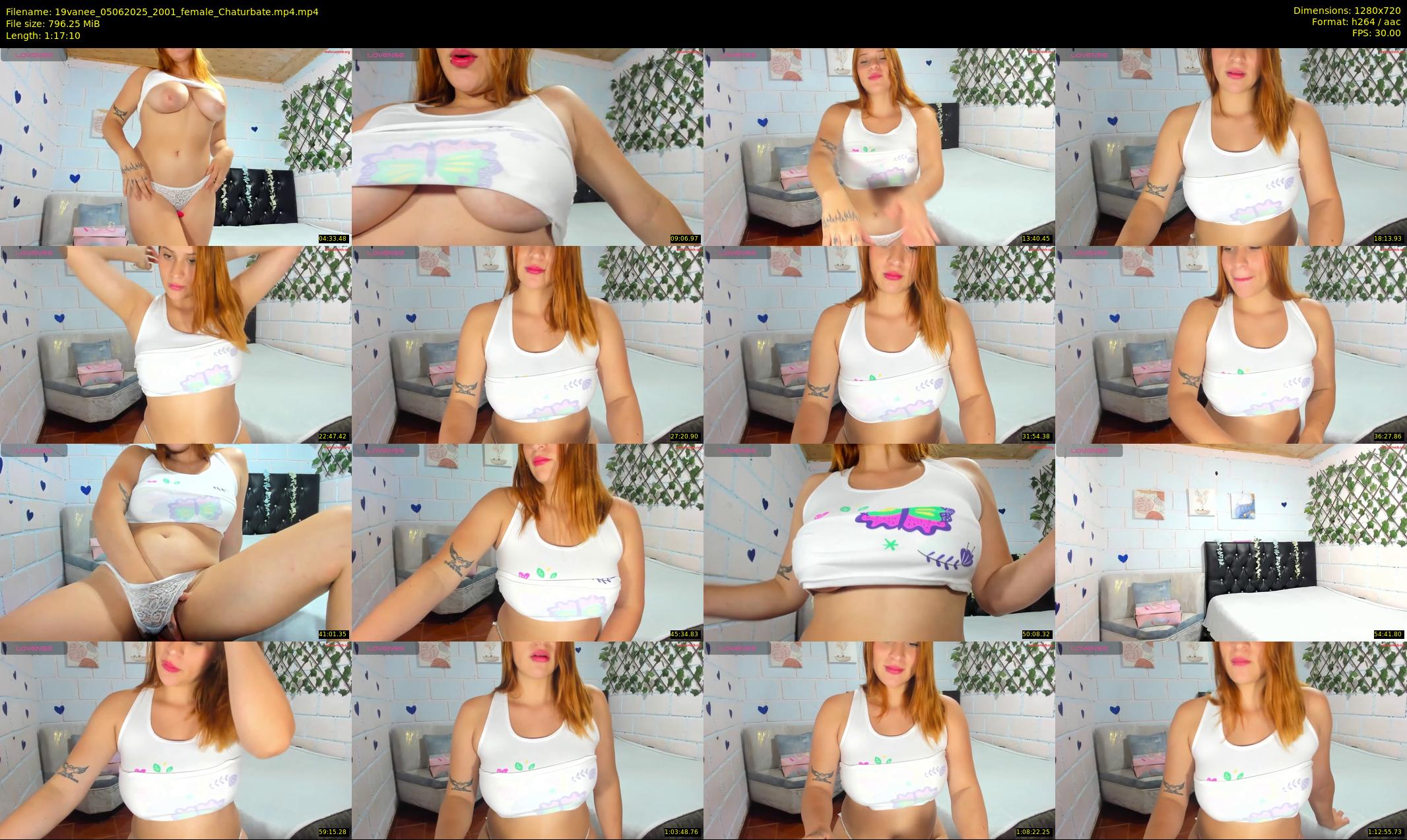 19vanee — 78 minute Chaturbate female cam show recording, 720p, Jun 5, 2025