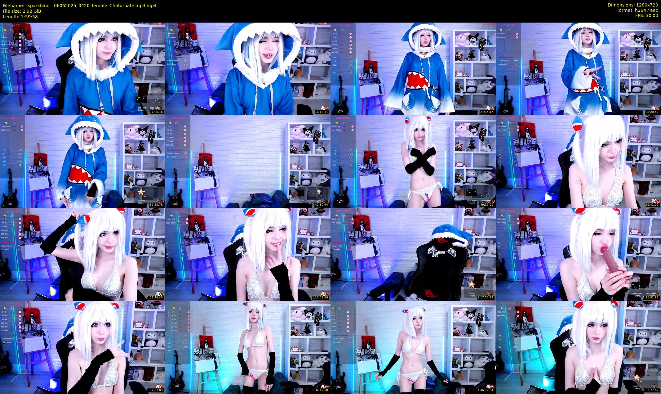 _sparkland_ — 120 minute Chaturbate female cam show recording, 720p, Jun 6, 2025