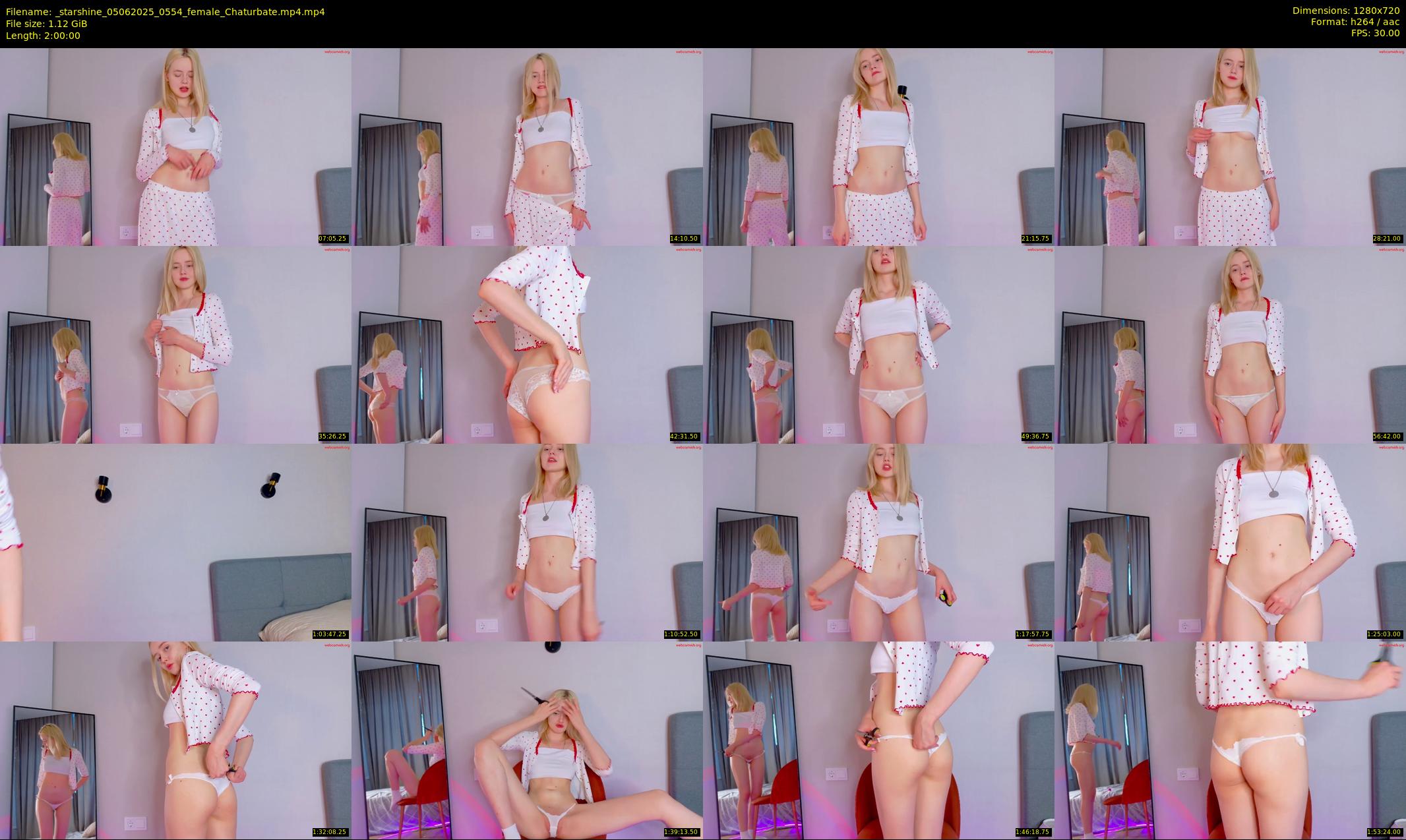 _starshine — 120 minute Chaturbate female cam show recording, 720p, Jun 5, 2025