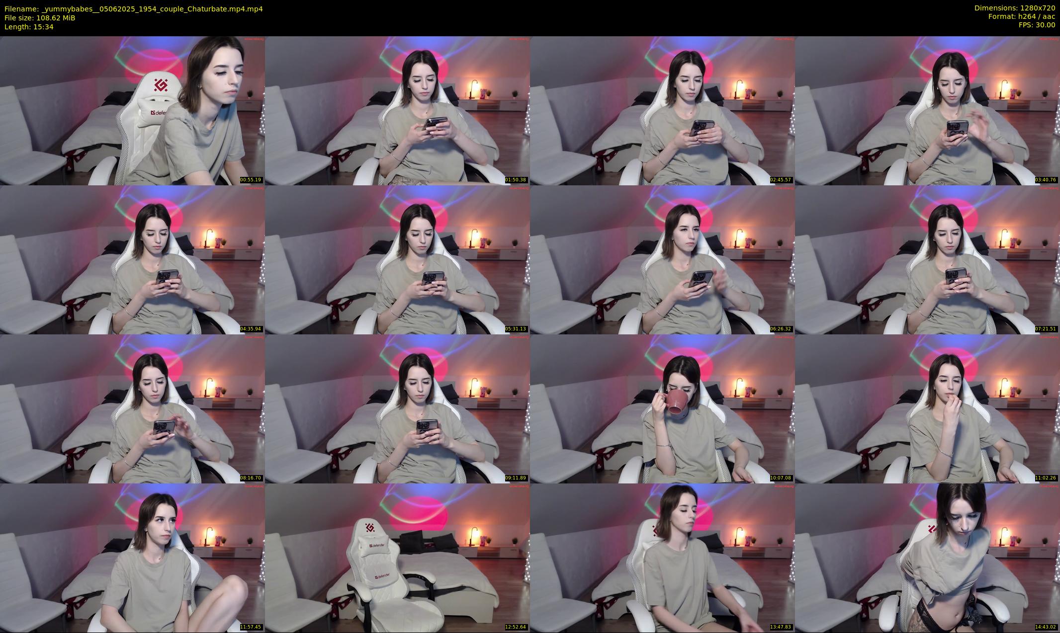 _yummybabes_ — 16 minute Chaturbate couple cam show recording, 720p, Jun 5, 2025