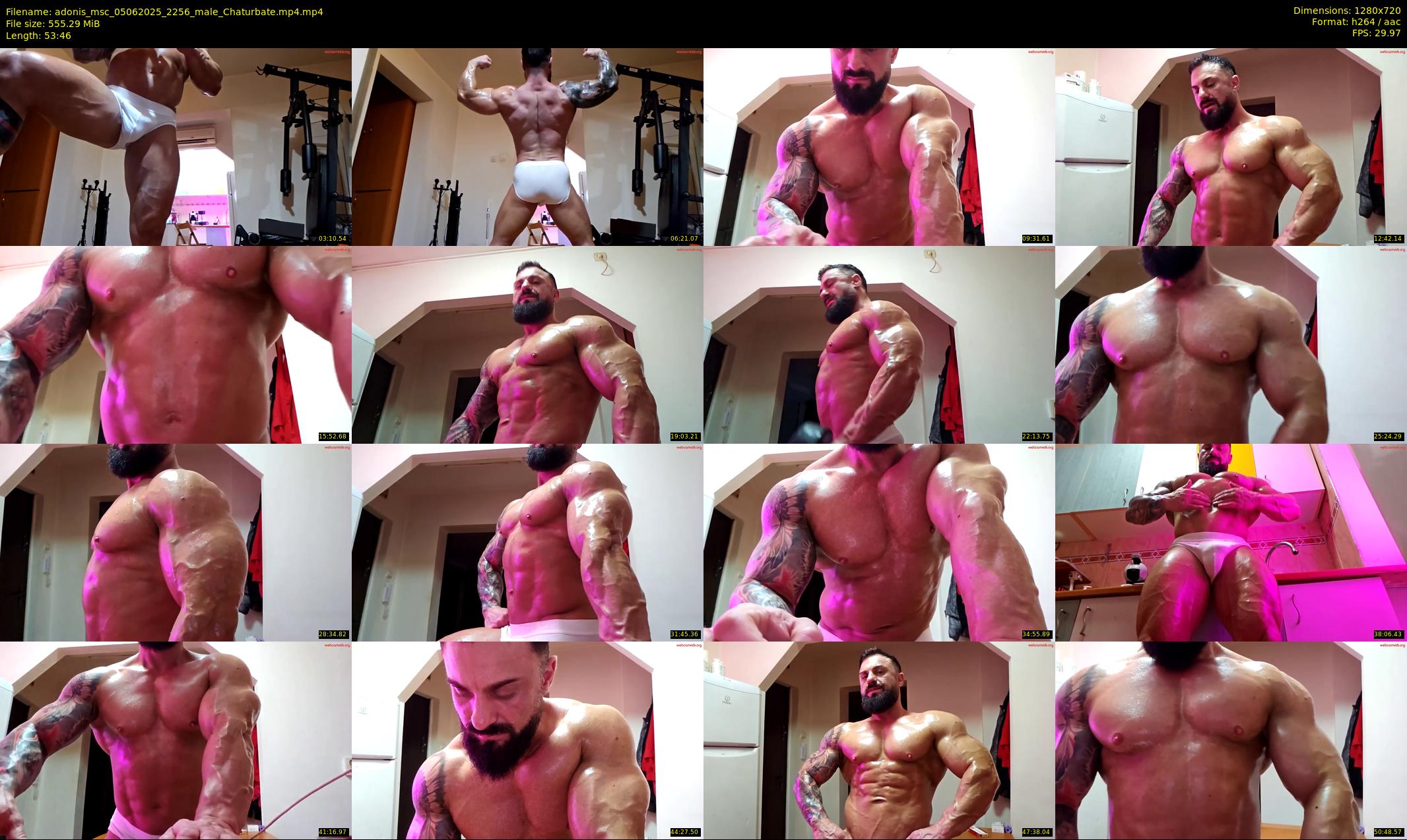 adonis_msc — 54 minute Chaturbate male cam show recording, 720p, Jun 5, 2025