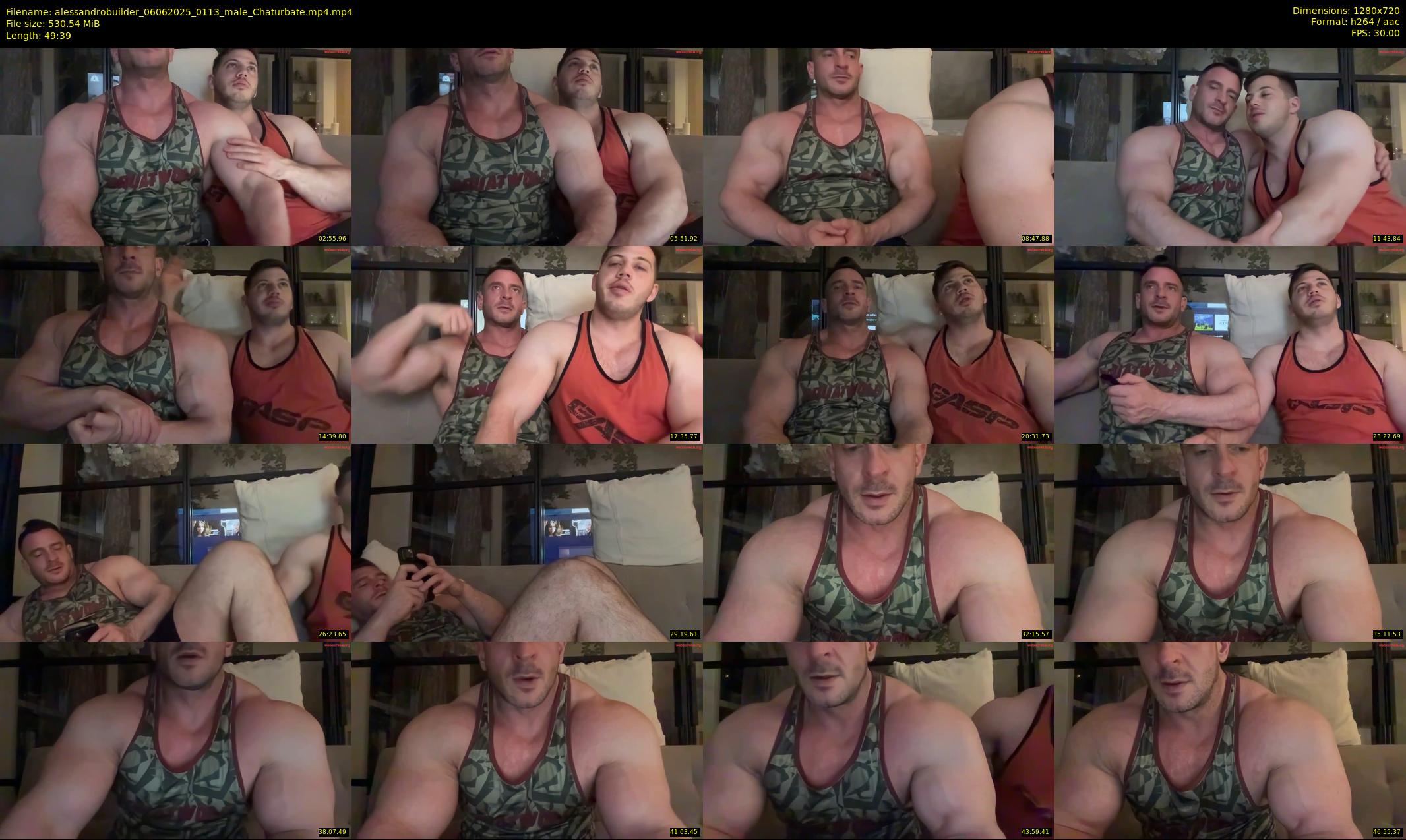 alessandrobuilder — 50 minute Chaturbate couple cam show recording, 720p, Jun 6, 2025