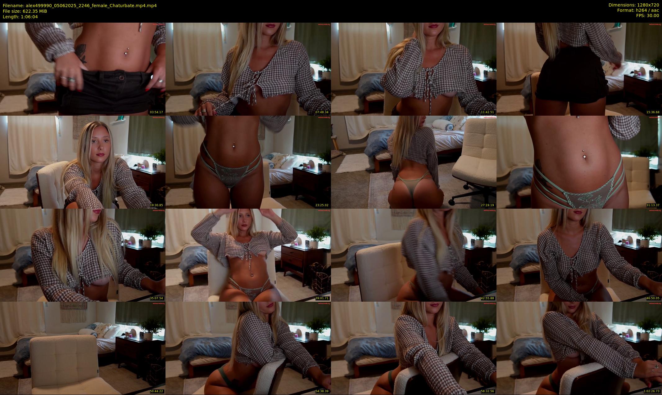 alex499990 — 67 minute Chaturbate female cam show recording, 720p, Jun 5, 2025