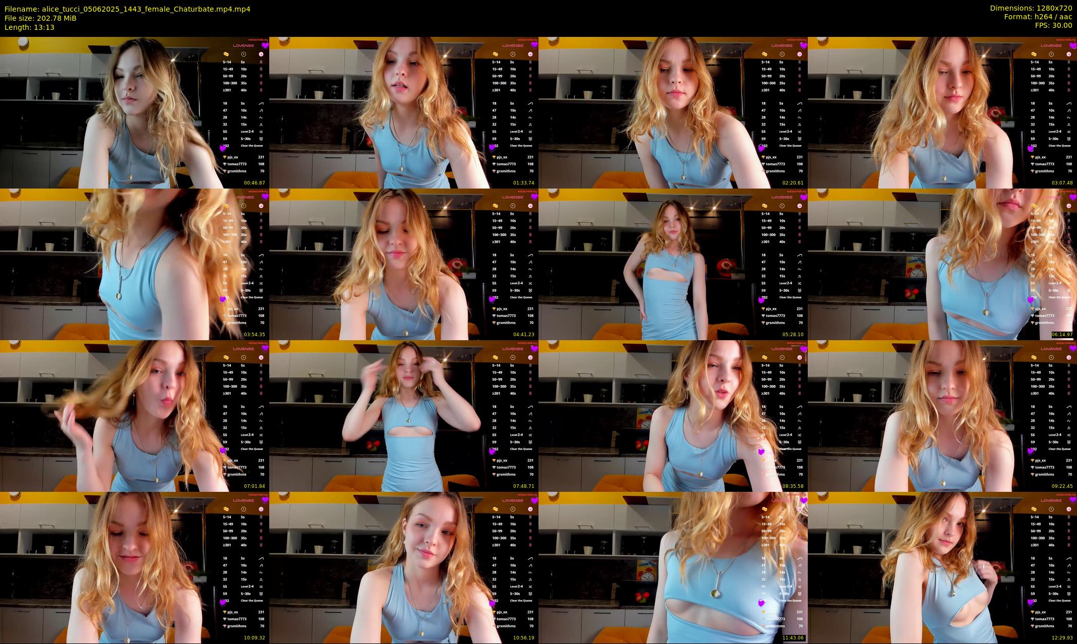 alice_tucci — 14 minute Chaturbate female cam show recording, 720p, Jun 5, 2025