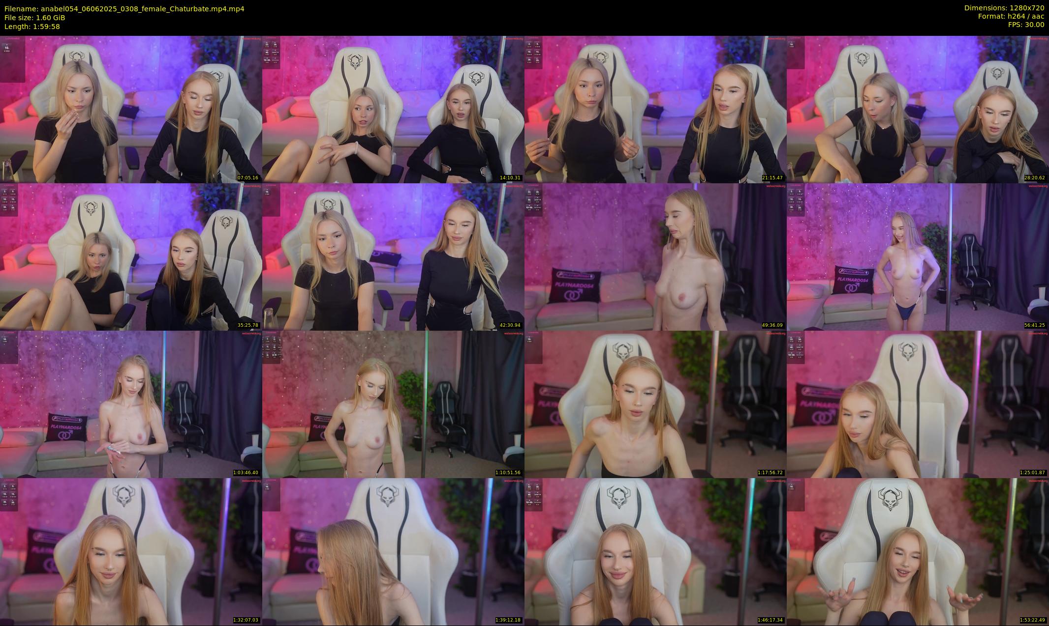 anabel054 — 120 minute Chaturbate female cam show recording, 720p, Jun 6, 2025