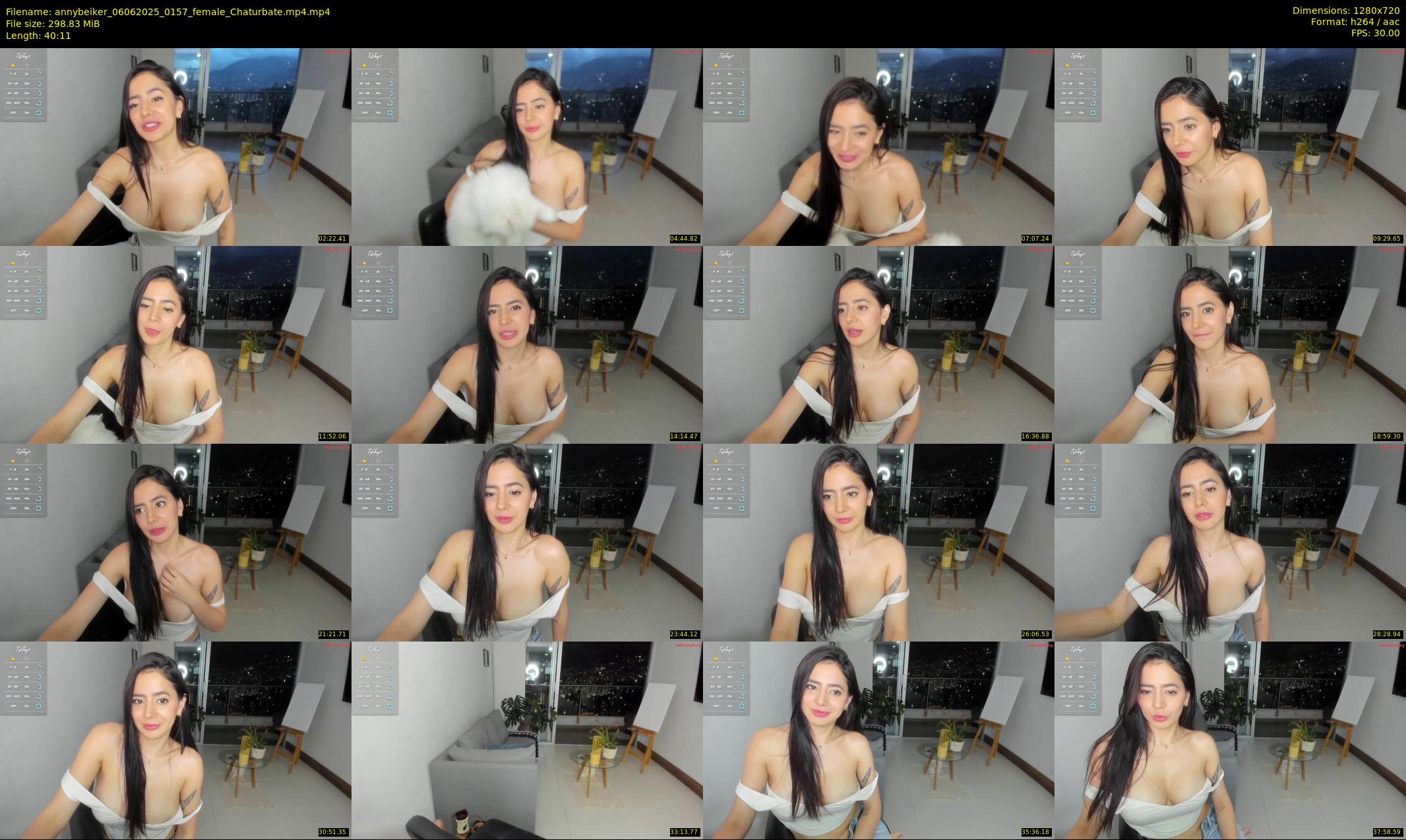 annybeiker — 41 minute Chaturbate female cam show recording, 720p, Jun 6, 2025