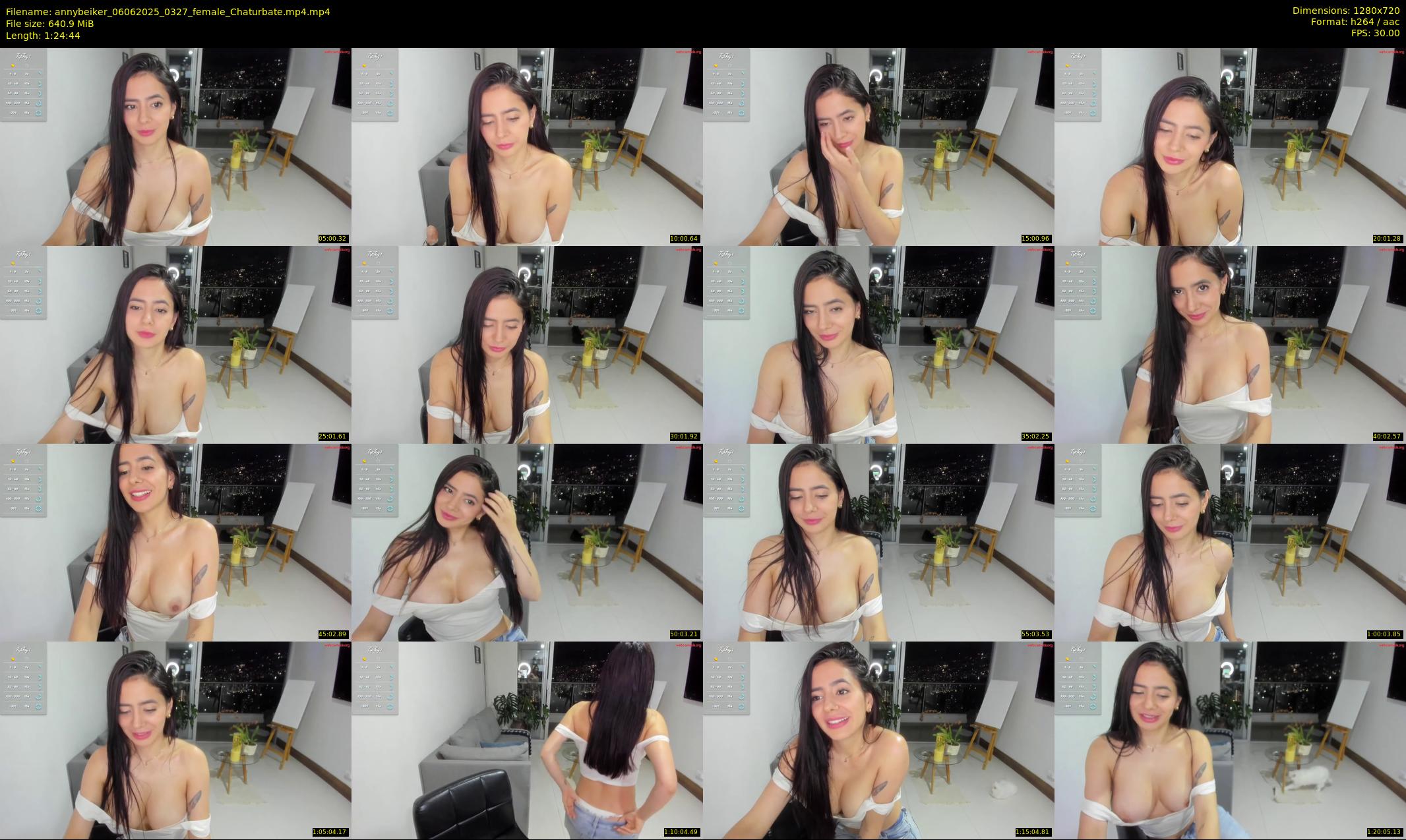 annybeiker — 85 minute Chaturbate female cam show recording, 720p, Jun 6, 2025
