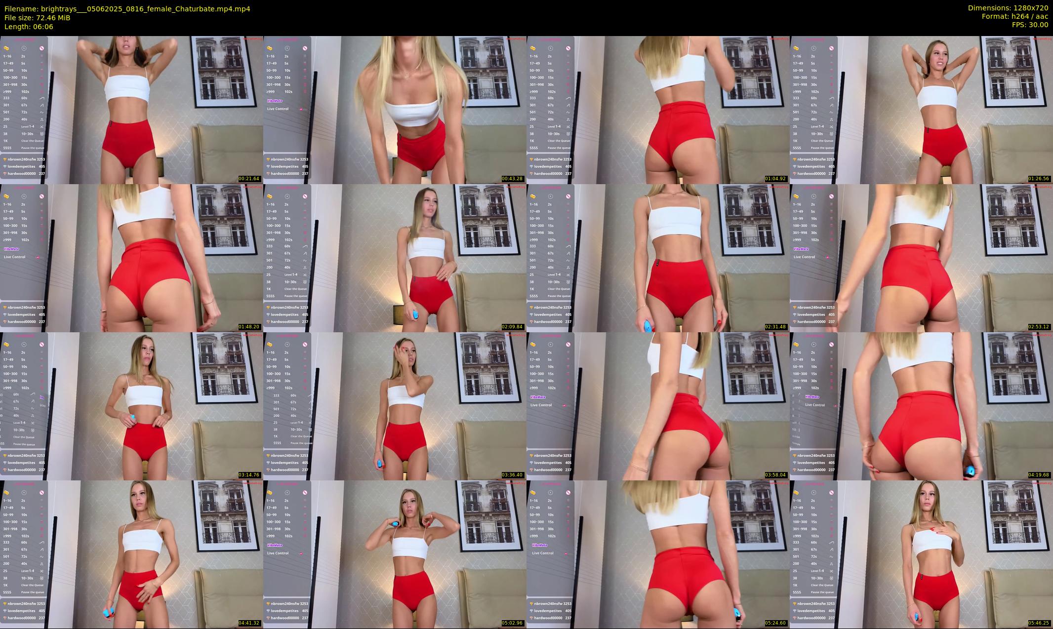brightrays__ — 7 minute Chaturbate female cam show recording, 720p, Jun 5, 2025