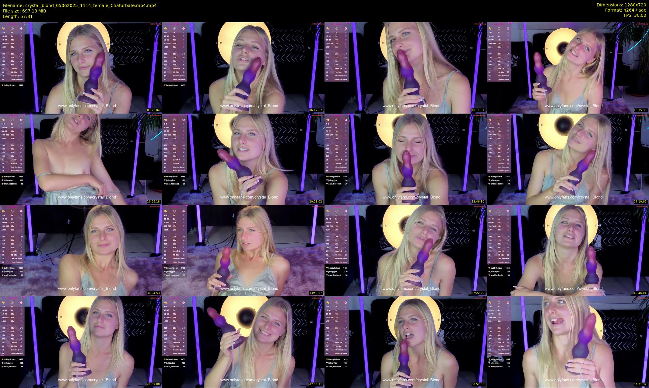 crystal_blond — 58 minute Chaturbate female cam show recording, 720p, Jun 5, 2025