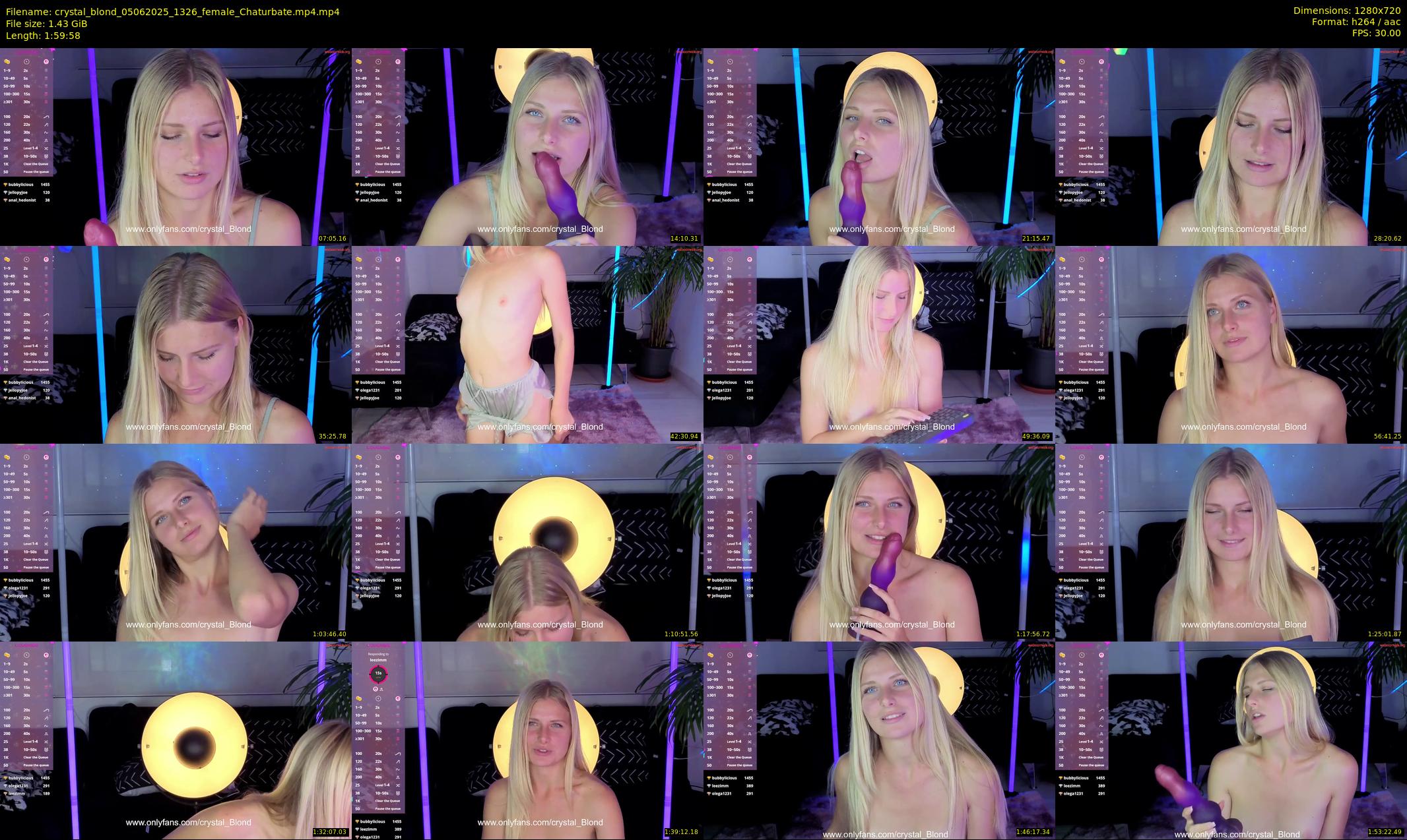 crystal_blond — 120 minute Chaturbate female cam show recording, 720p, Jun 5, 2025