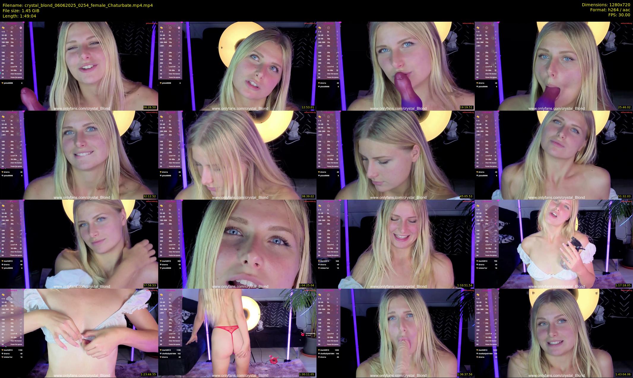 crystal_blond — 110 minute Chaturbate female cam show recording, 720p, Jun 6, 2025