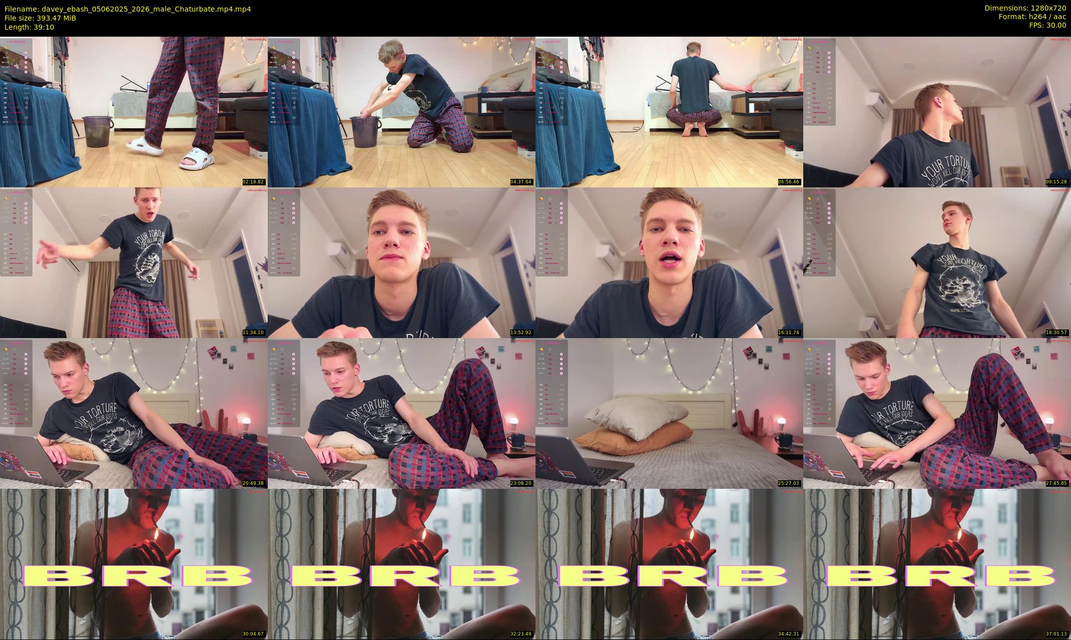 davey_ebash — 40 minute Chaturbate male cam show recording, 720p, Jun 5, 2025