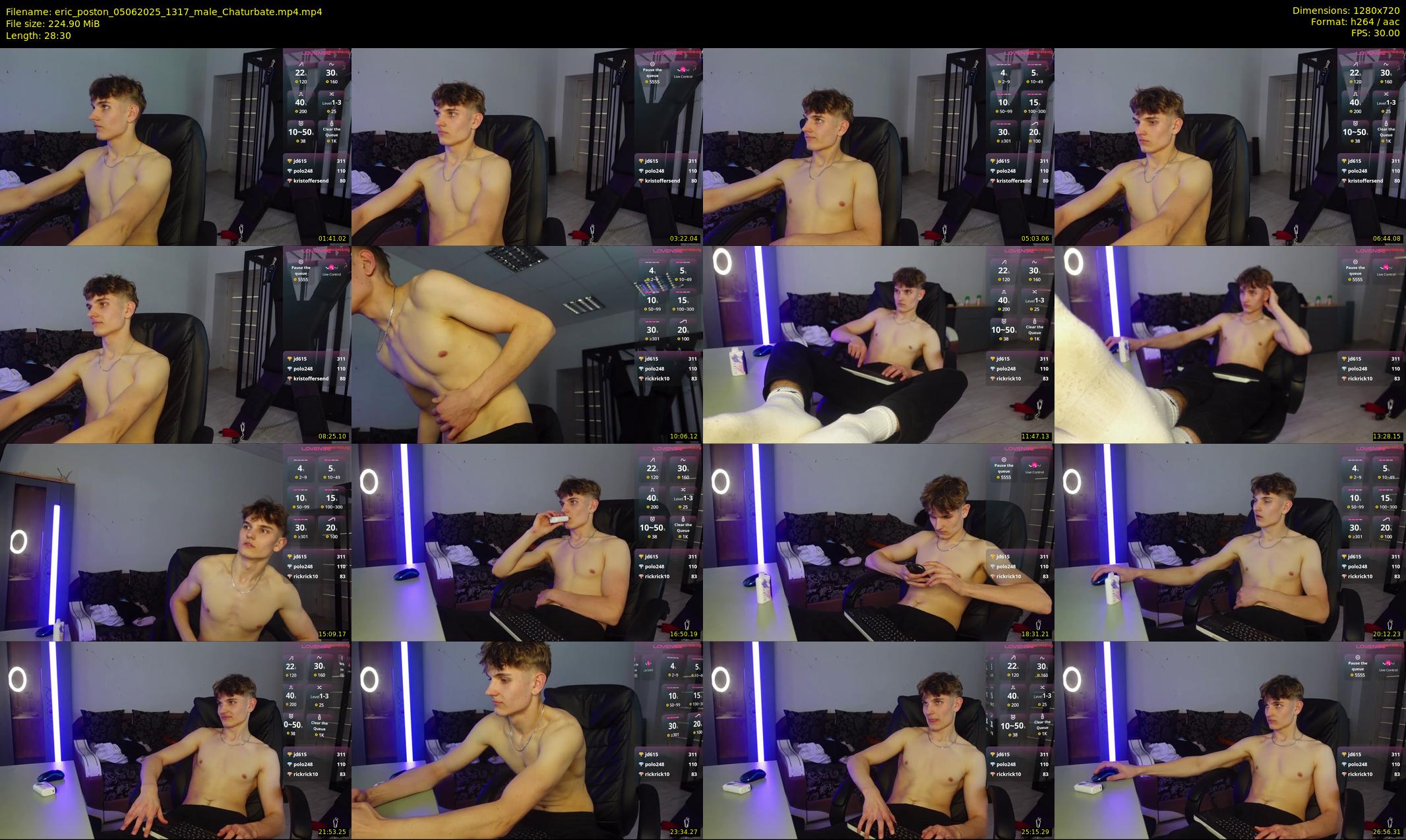 eric_poston — 29 minute Chaturbate male cam show recording, 720p, Jun 5, 2025