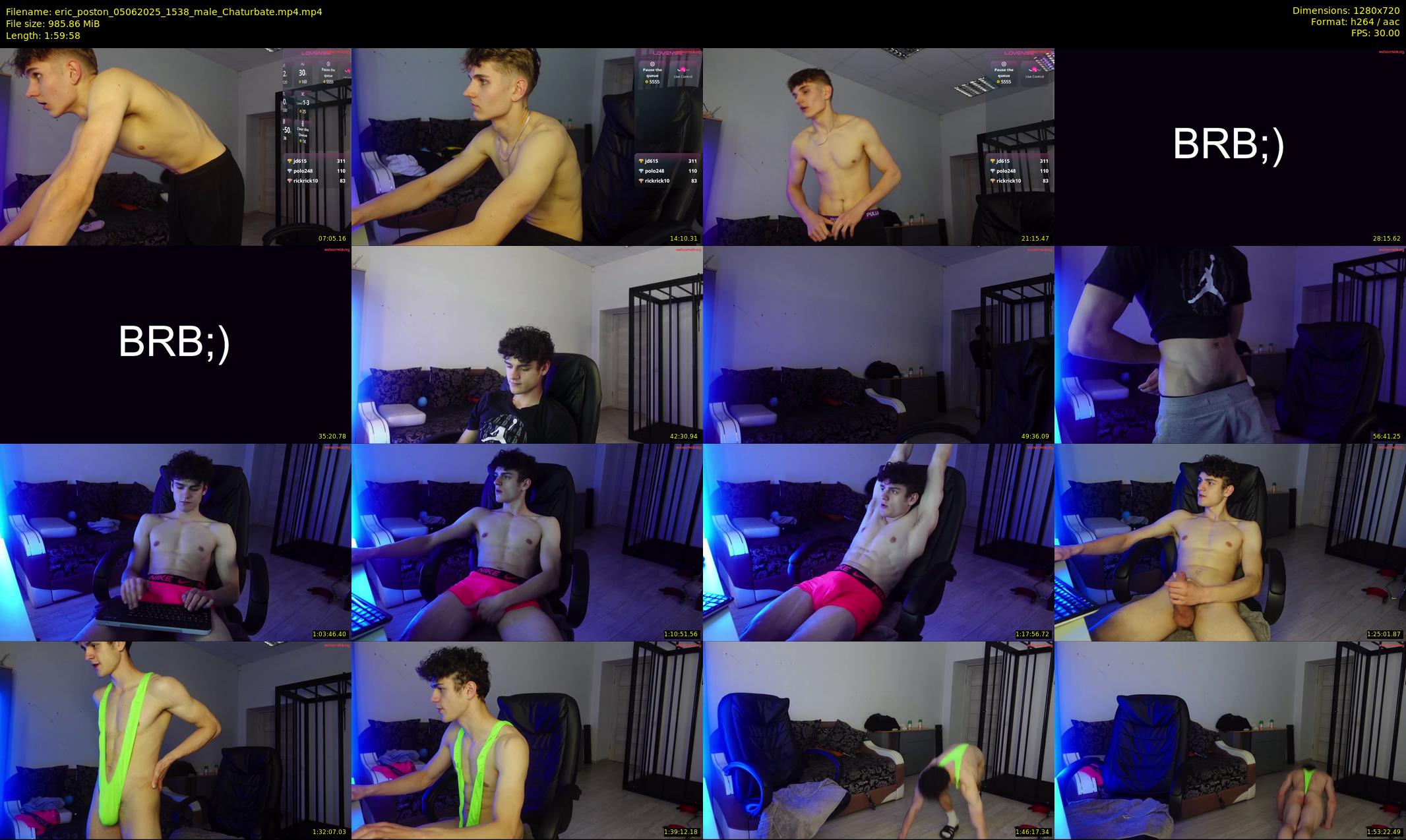 eric_poston — 120 minute Chaturbate male cam show recording, 720p, Jun 5, 2025