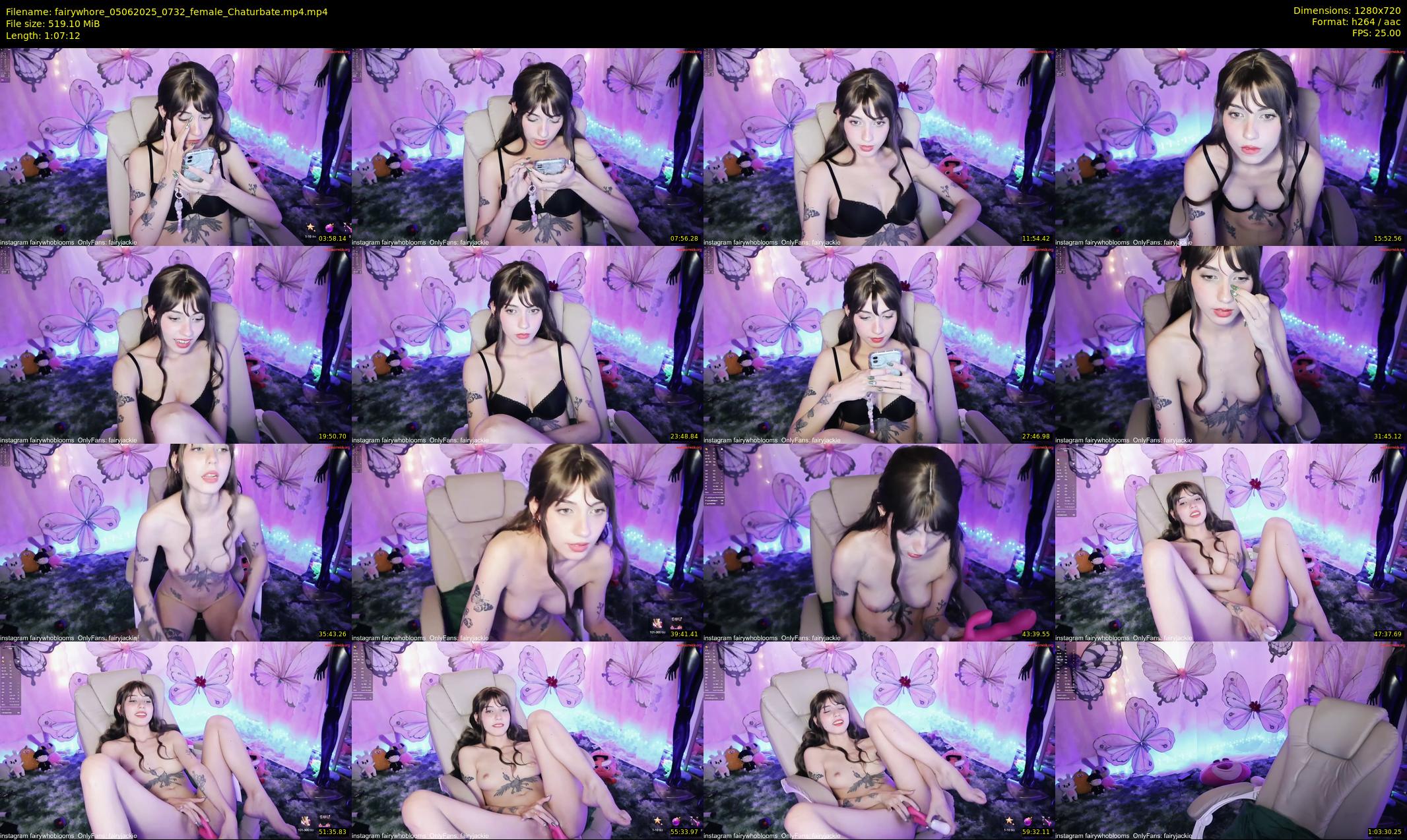 fairywhore — 68 minute Chaturbate female cam show recording, 720p, Jun 5, 2025