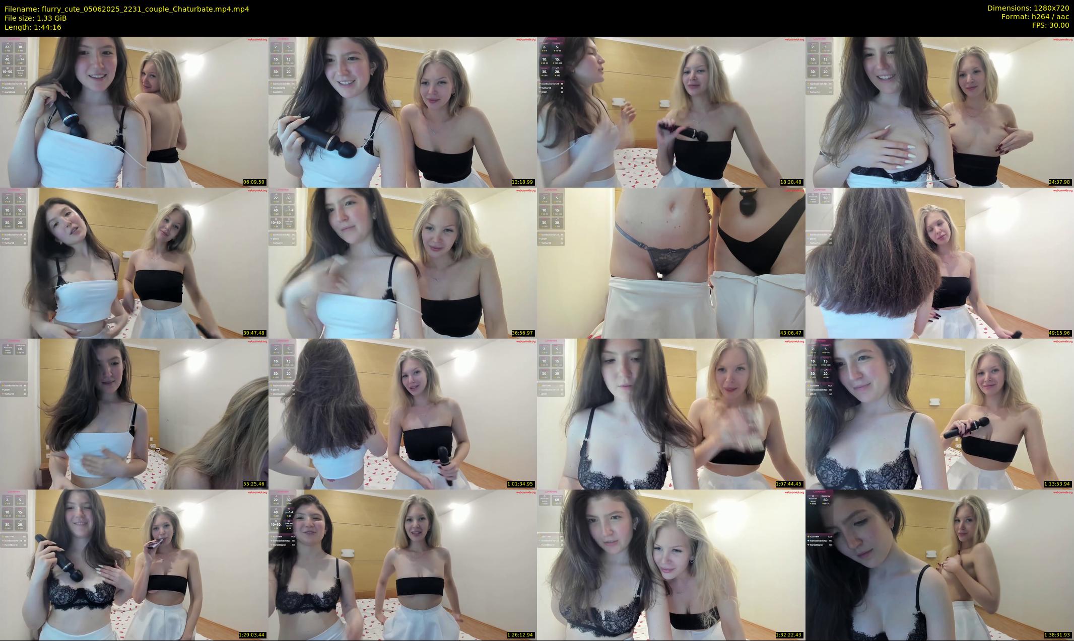 flurry_cute — 105 minute Chaturbate couple cam show recording, 720p, Jun 5, 2025