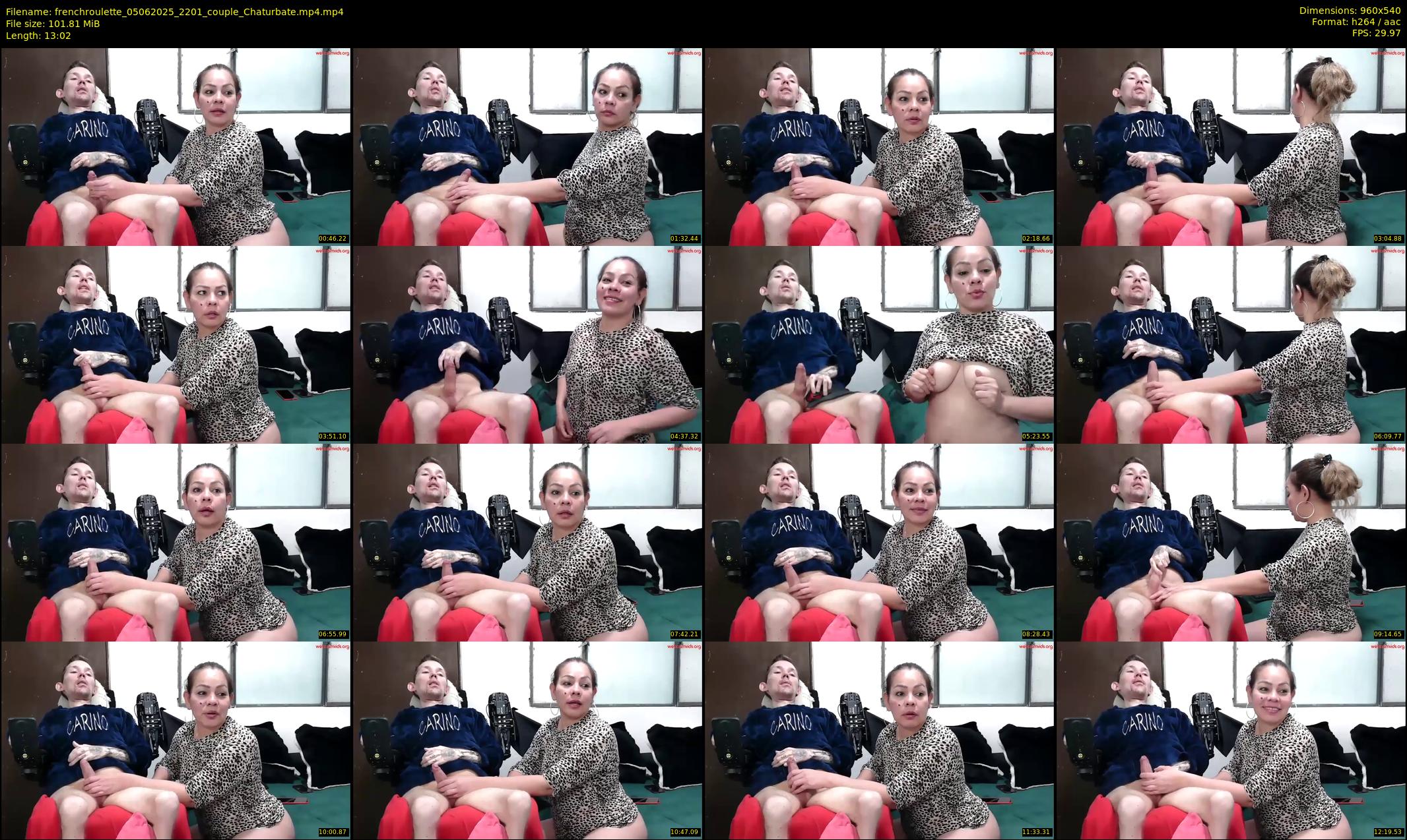 frenchroulette — 14 minute Chaturbate couple cam show recording, 480p, Jun 5, 2025