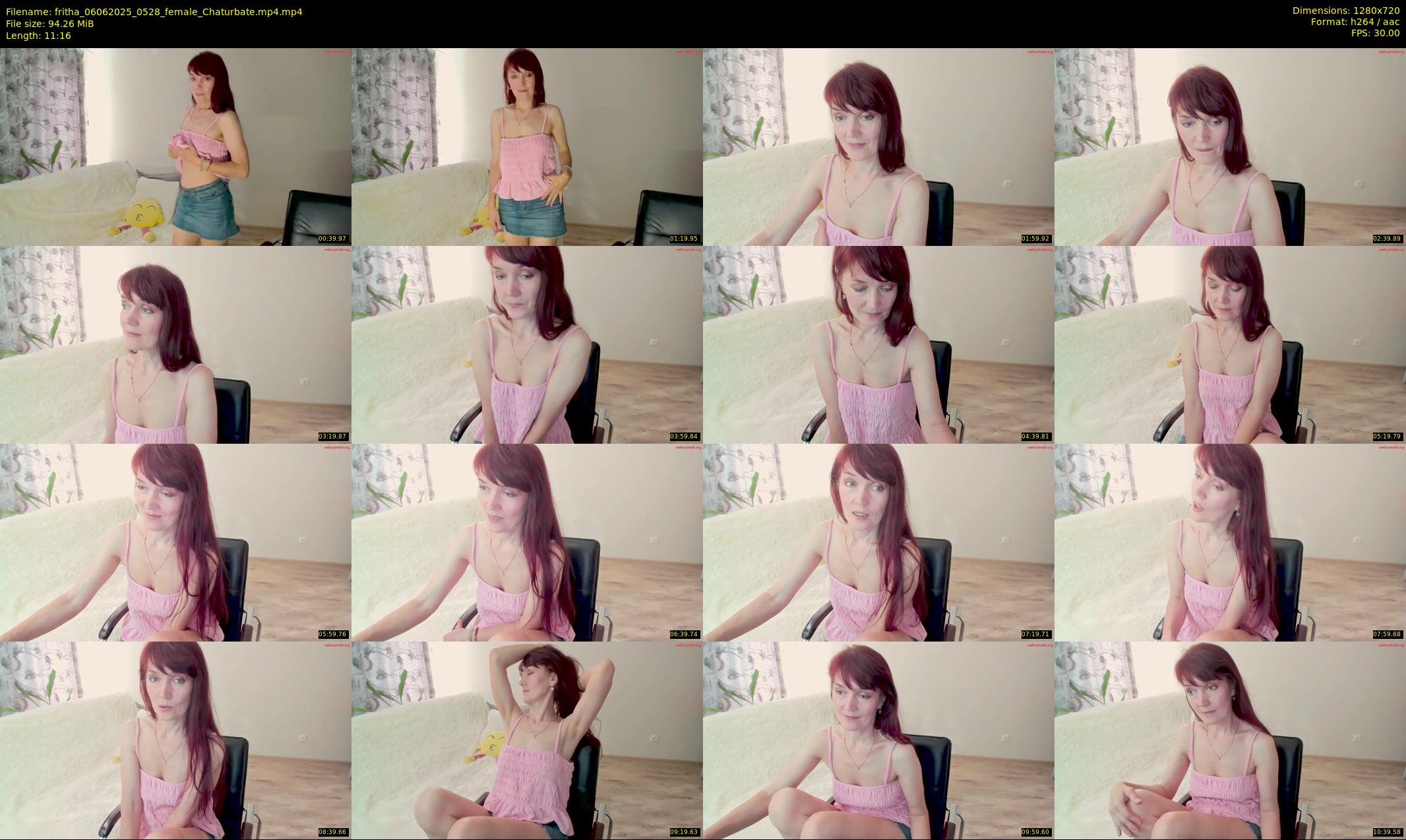 fritha — 12 minute Chaturbate female cam show recording, 720p, Jun 6, 2025