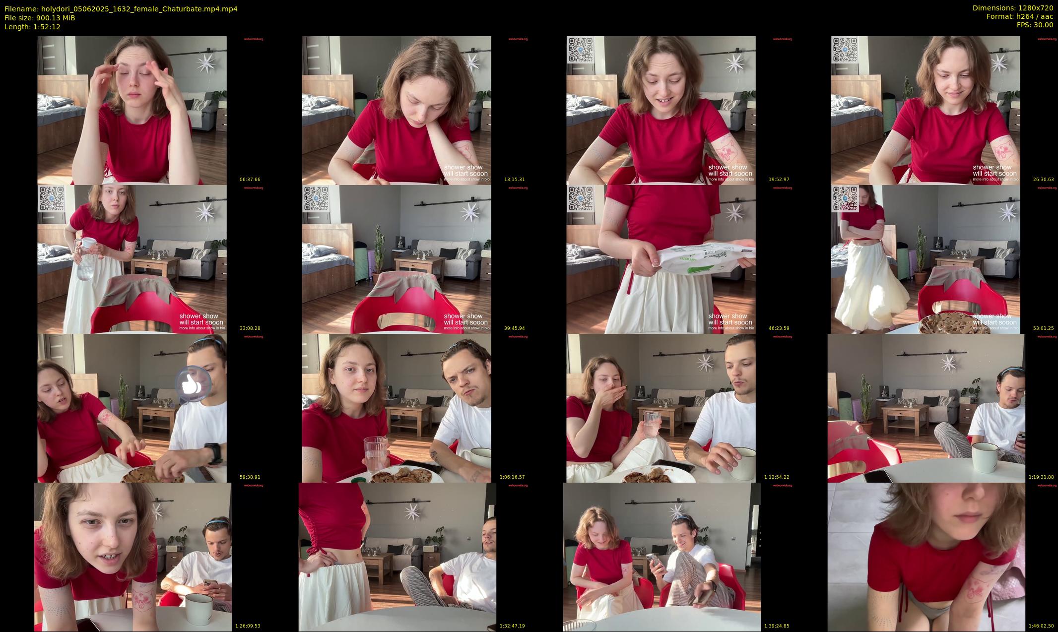 holydori — 113 minute Chaturbate female cam show recording, 720p, Jun 5, 2025