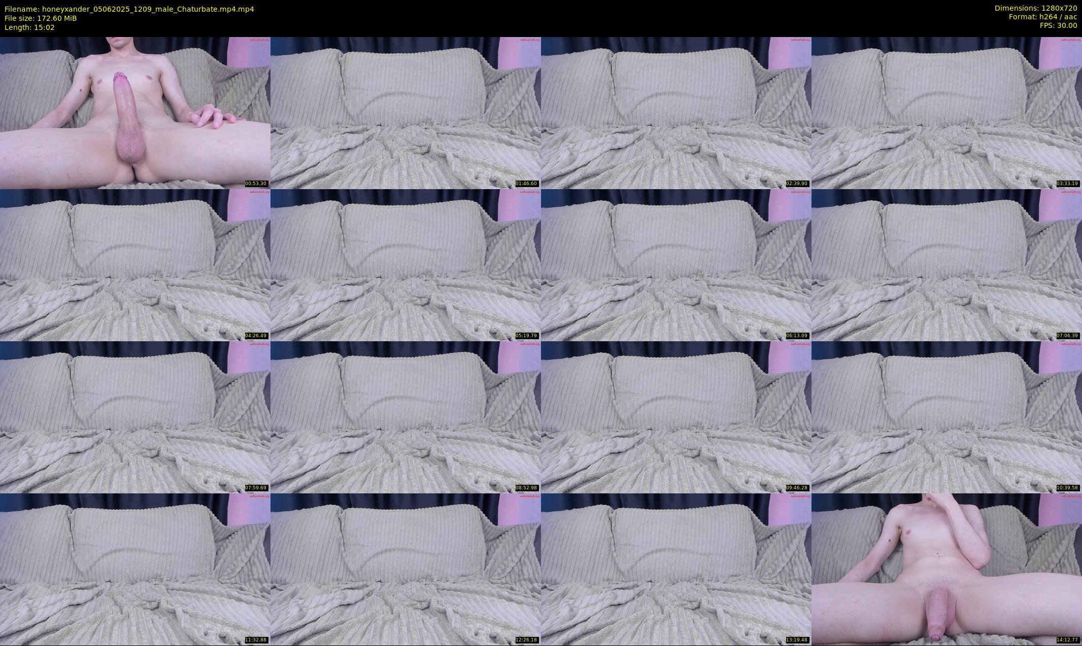 honeyxander — 16 minute Chaturbate male cam show recording, 720p, Jun 5, 2025