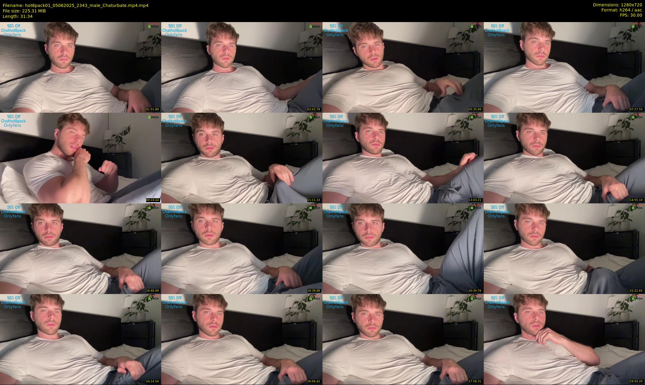 hot8pack01 — 32 minute Chaturbate male cam show recording, 720p, Jun 5, 2025