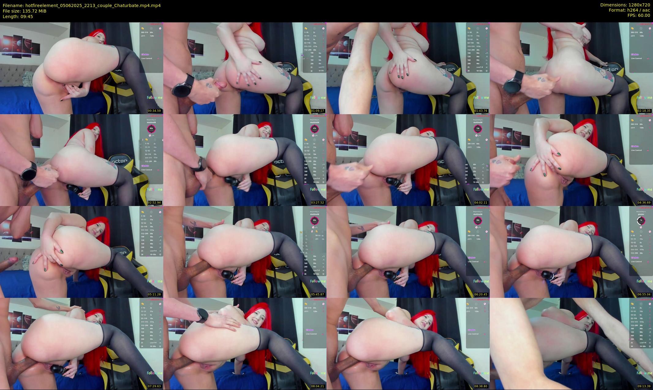 hotfireelement — 10 minute Chaturbate couple cam show recording, 720p, Jun 5, 2025
