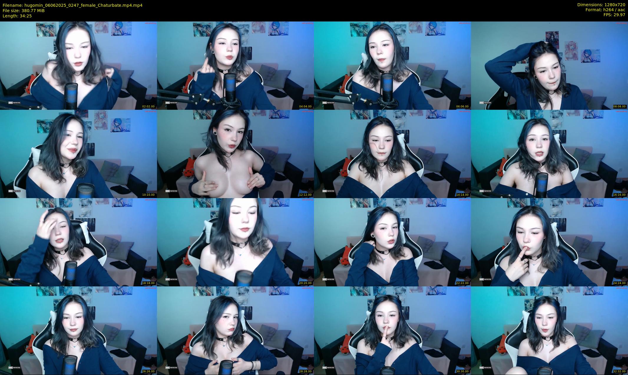 hugomin — 35 minute Chaturbate female cam show recording, 720p, Jun 6, 2025