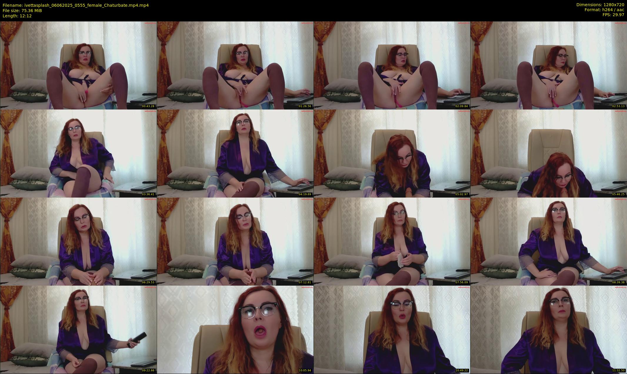 ivettasplash — 13 minute Chaturbate female cam show recording, 720p, Jun 6, 2025